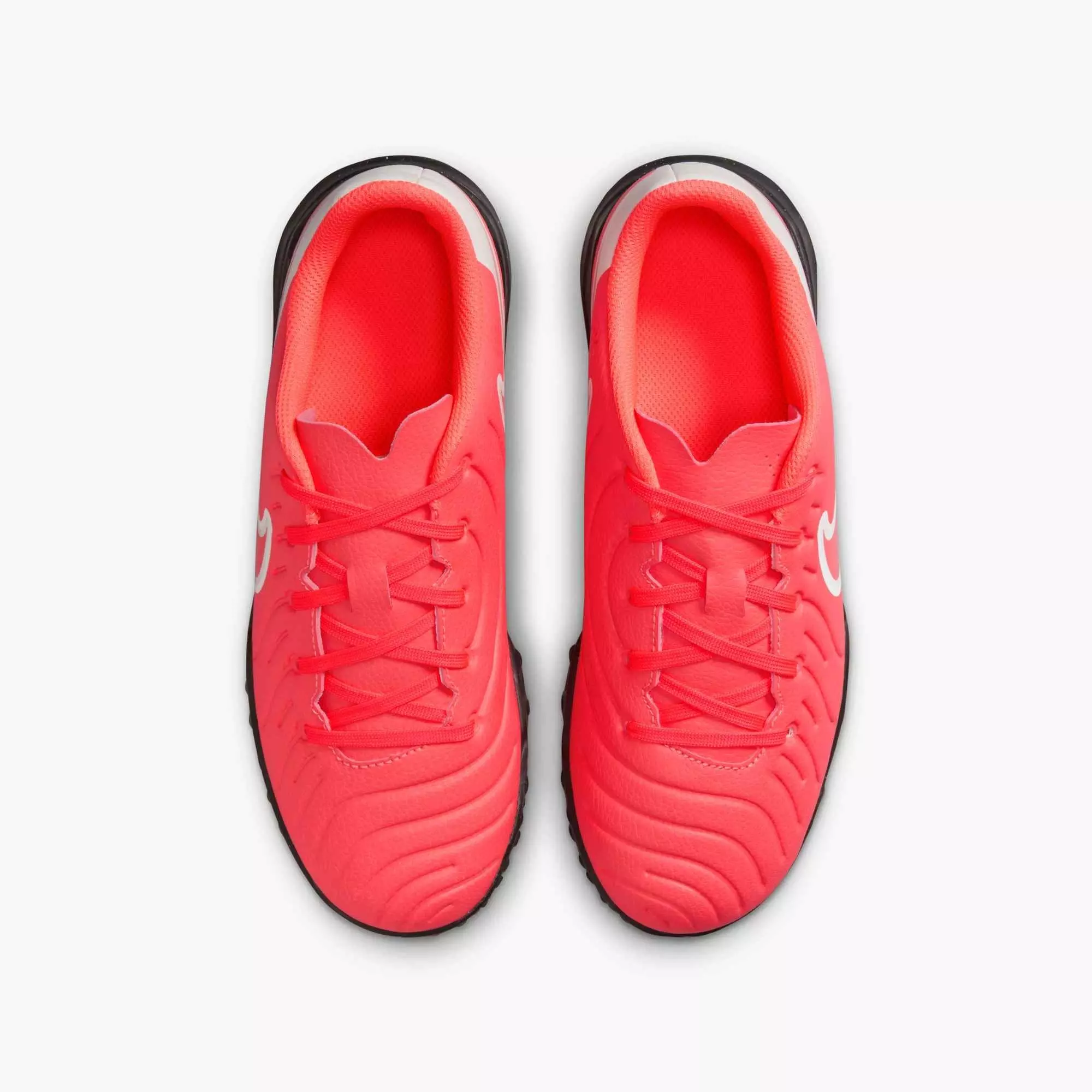 Nike Jr. Tiempo Legend 10 Club Turf "Hot Lava/White" Grade School Kids' Soccer Shoe - LAVA/WHITE