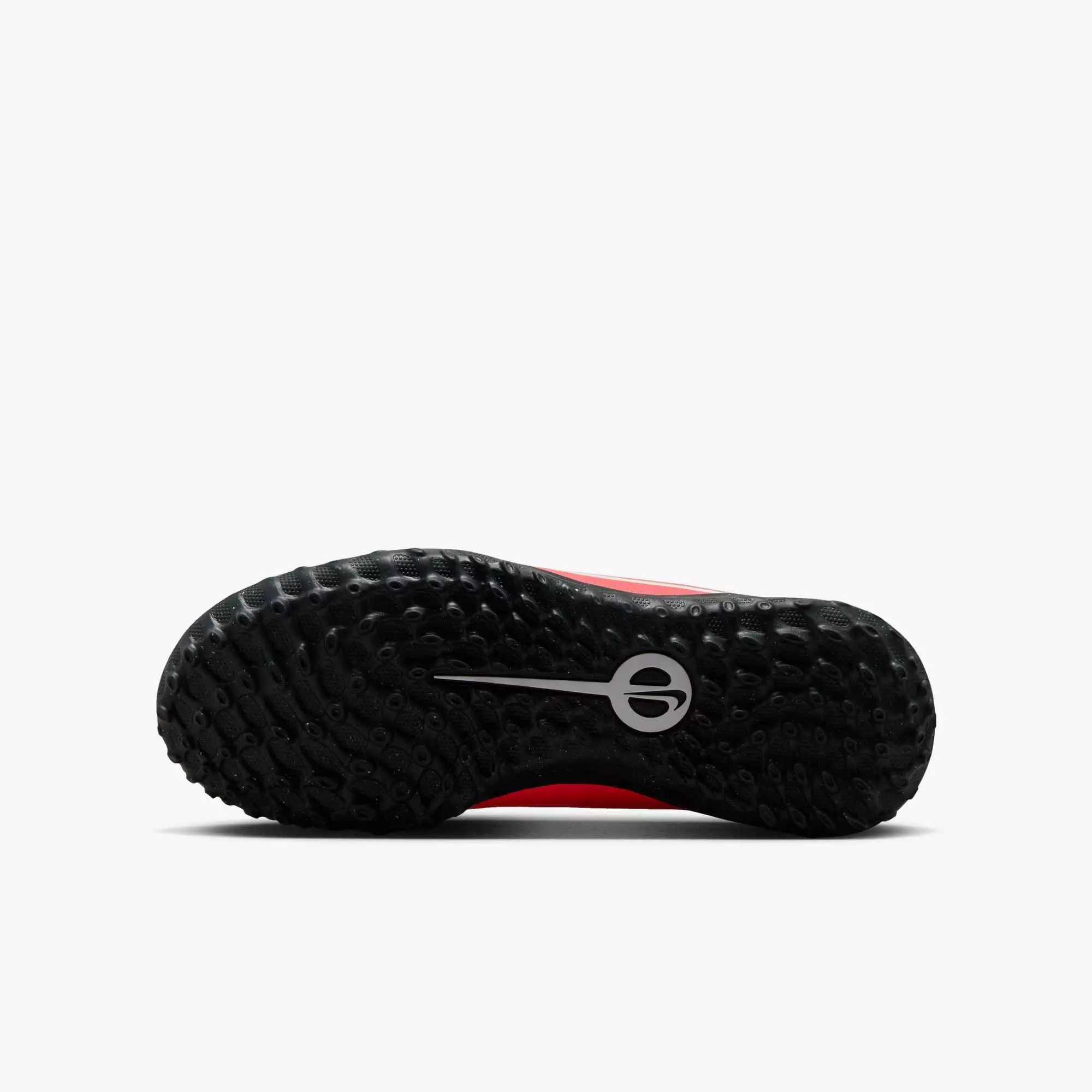 Nike Jr. Tiempo Legend 10 Club Turf "Hot Lava/White" Grade School Kids' Soccer Shoe - LAVA/WHITE