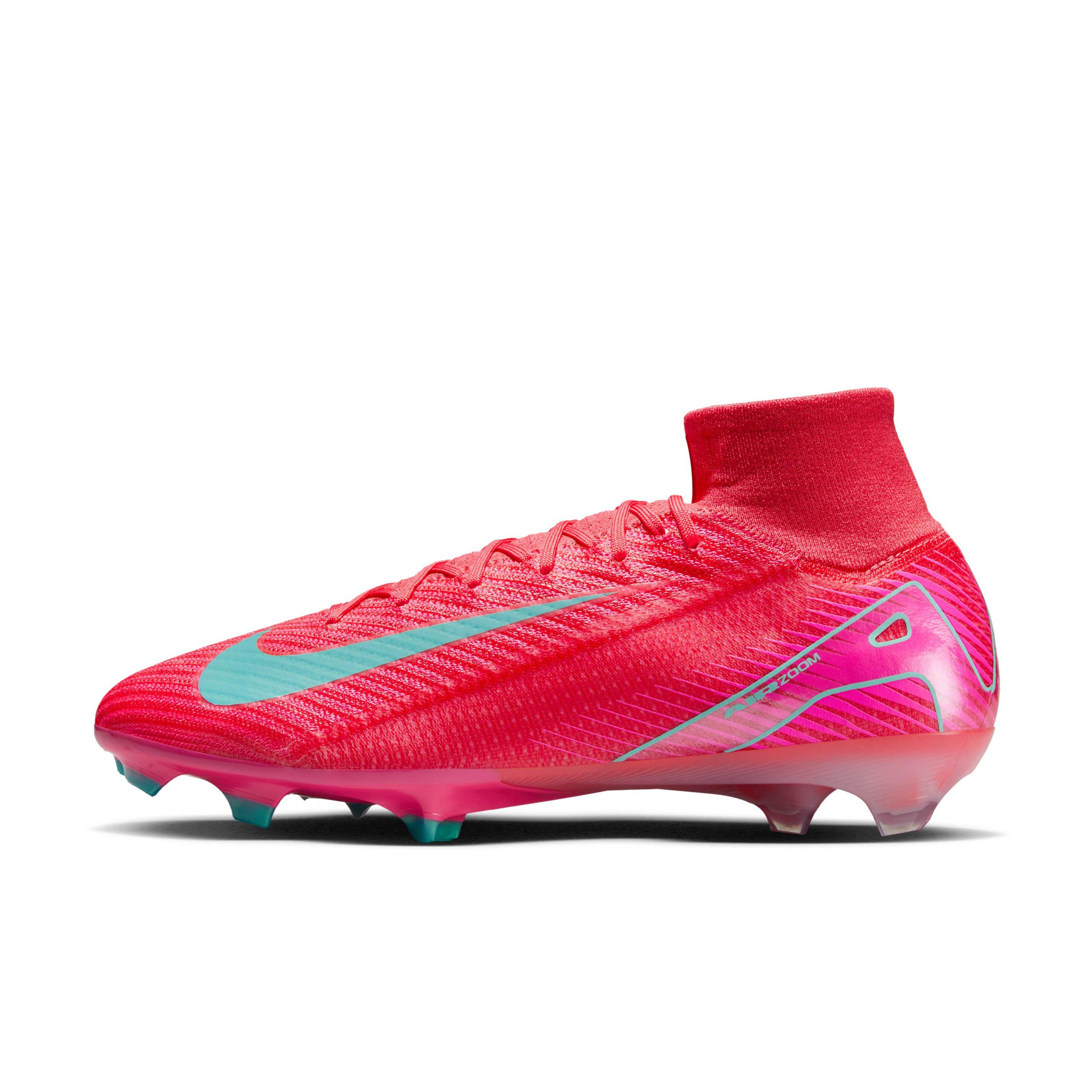 Nike Mercurial Superfly 10 Elite FG "Ember Glow/Aurora Green" Men's Soccer Cleat - EMBER/GREEN Thumbnail View 2