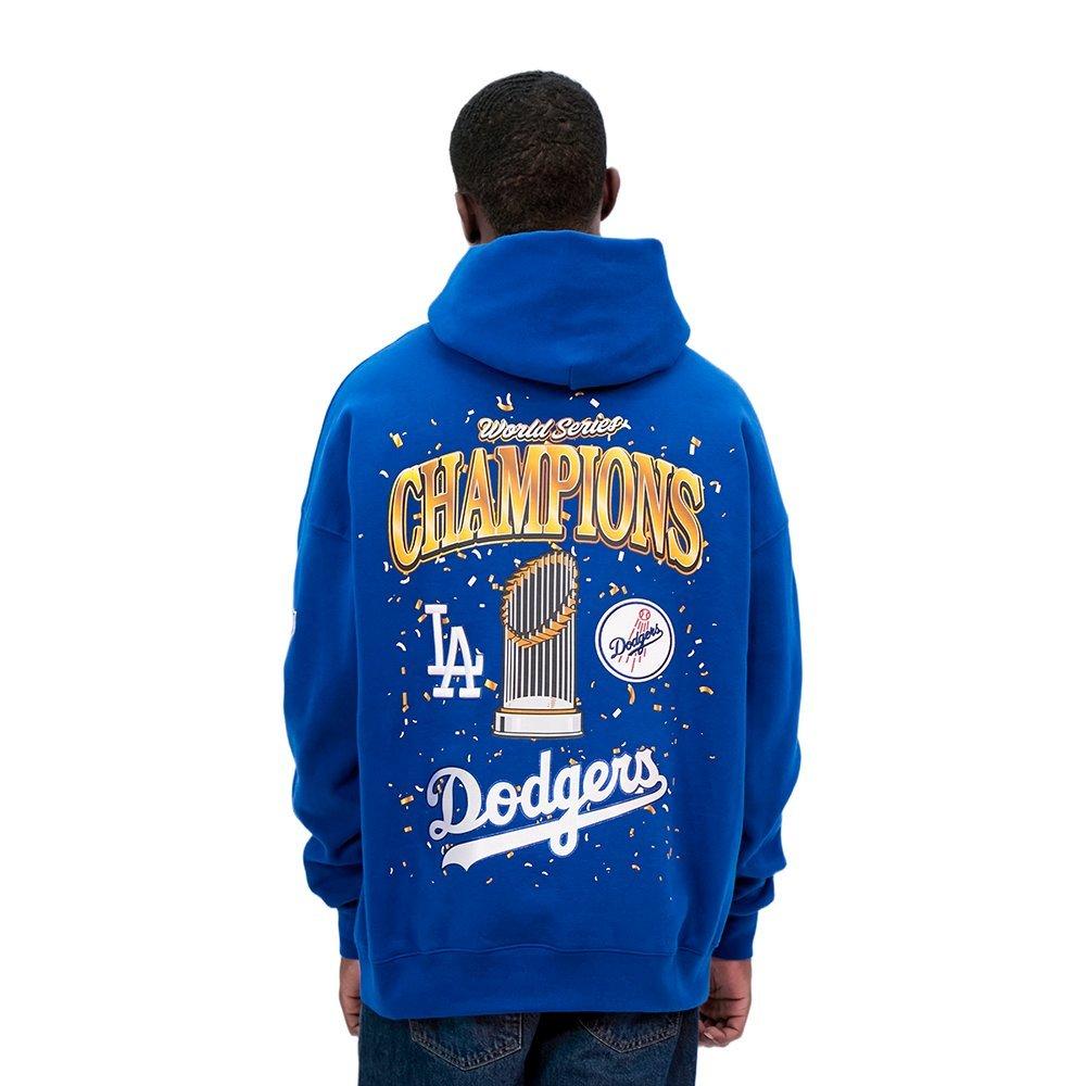 Pro Standard Men's MLB Los Angeles Dodgers 2025 World Series Drop Shoulder Fleece PO Hoodie - Blue - BLUE