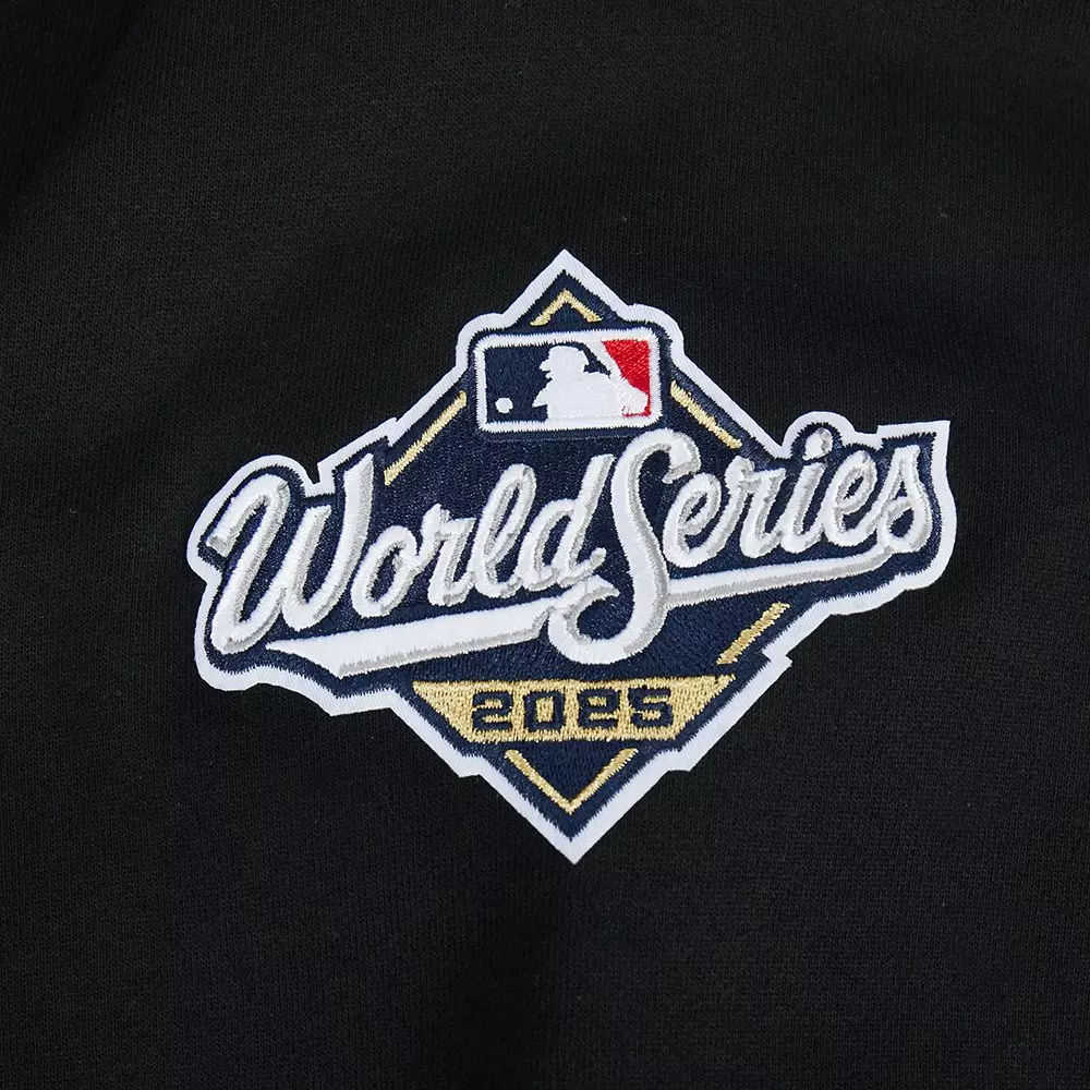 Pro Standard Men's MLB Los Angeles Dodgers 2025 World Series Drop Shoulder Fleece PO Hoodie - Black - BLACK