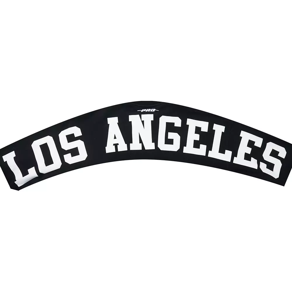 Pro Standard Men's MLB Los Angeles Dodgers Wingspan Drop Shoulder Fleece Crewneck - Black - BLACK