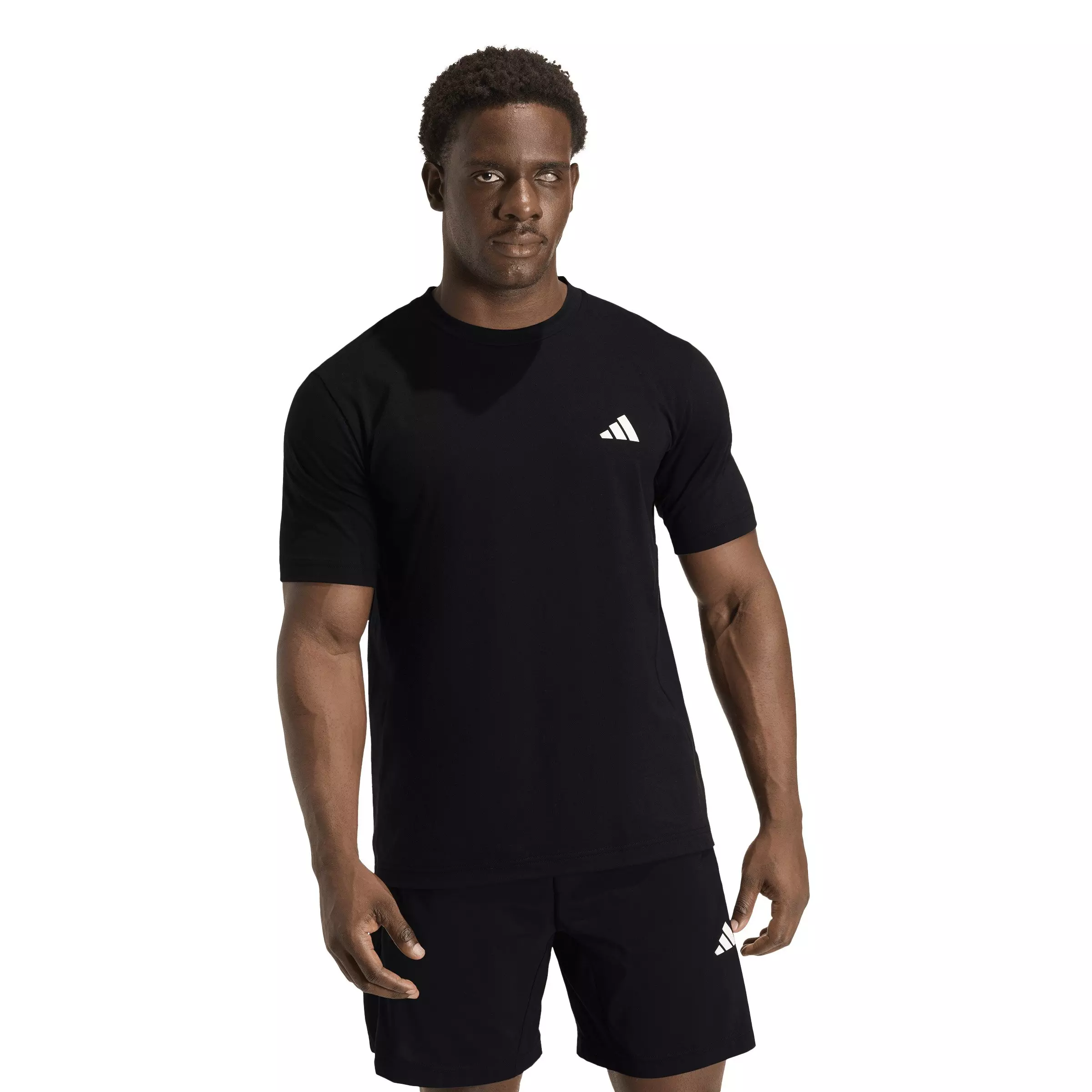 adidas Men's Workout Essentials Feel Ready T-Shirt - Black - BLACK
