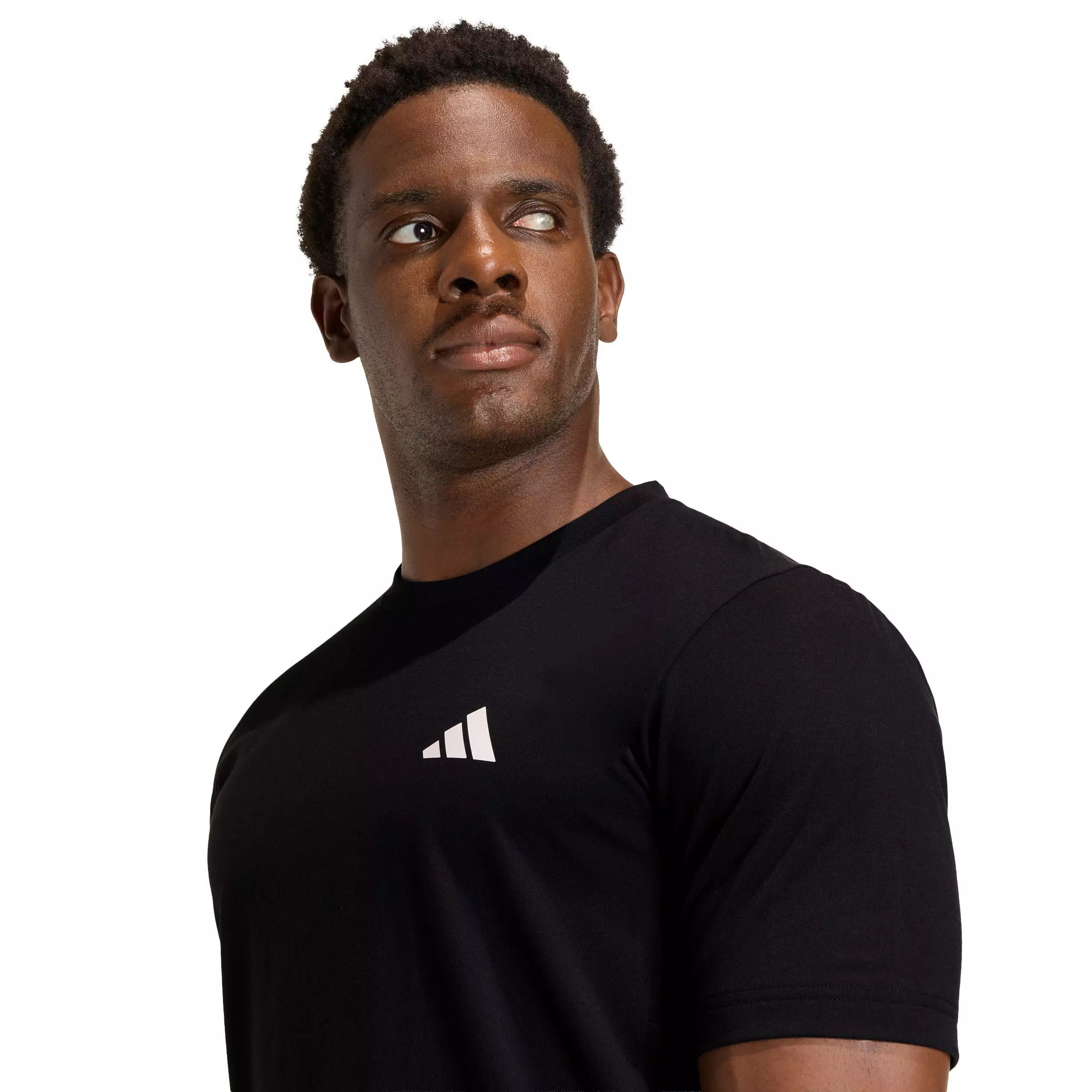 adidas Men's Workout Essentials Feel Ready T-Shirt -Black - BLACK