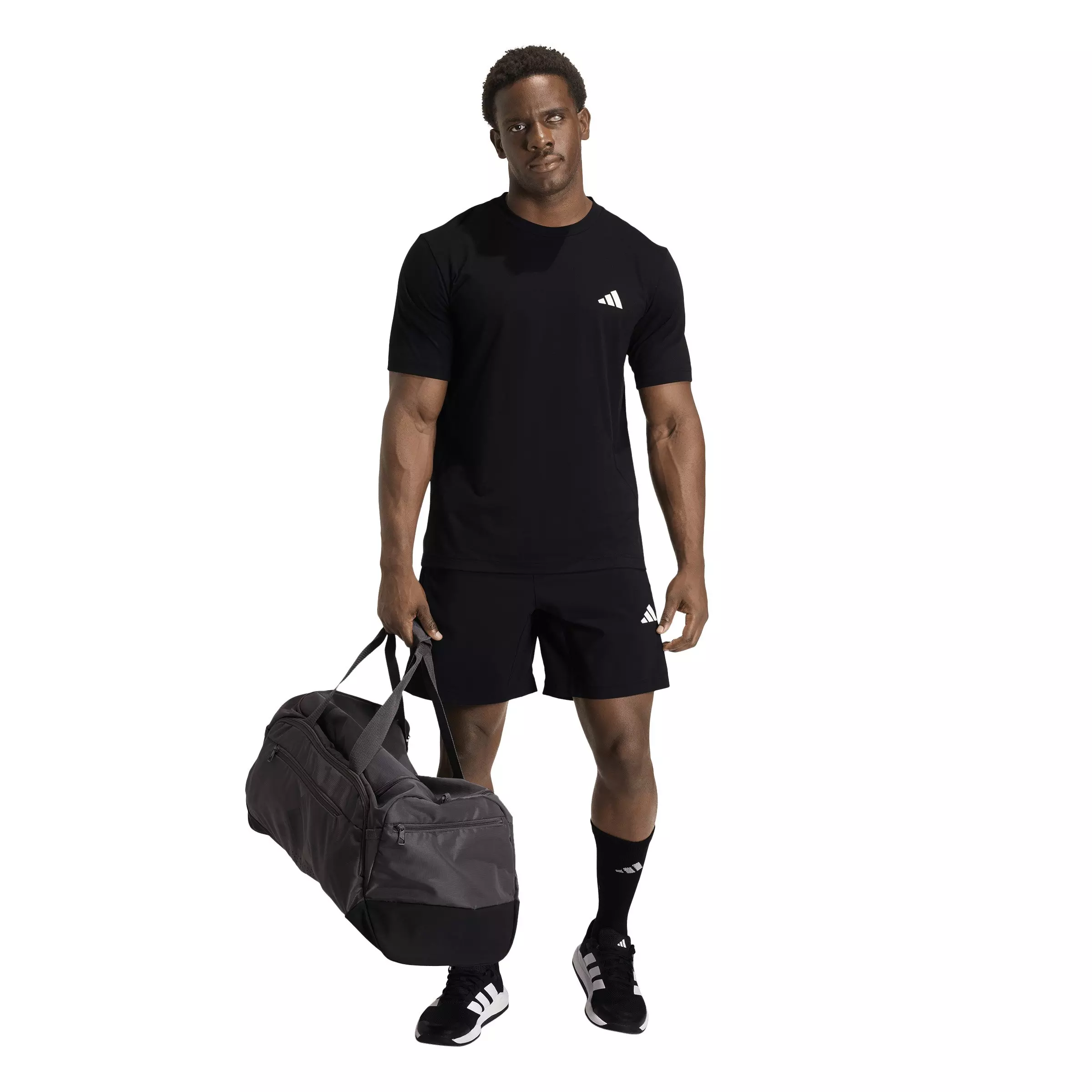 adidas Men's Workout Essentials Feel Ready T-Shirt - Black - BLACK