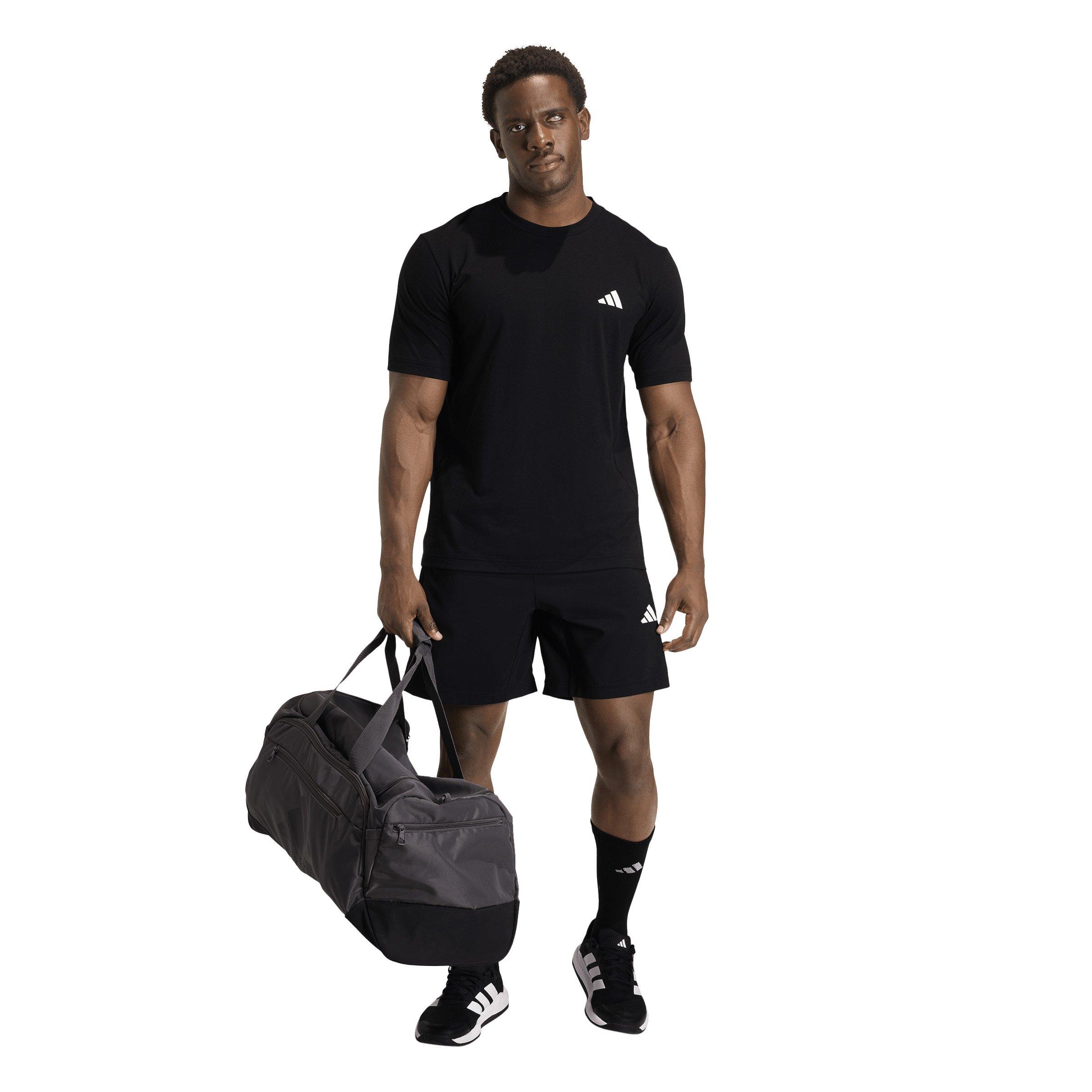 adidas Men's Workout Essentials Feel Ready T-Shirt -Black - BLACK Thumbnail View 6