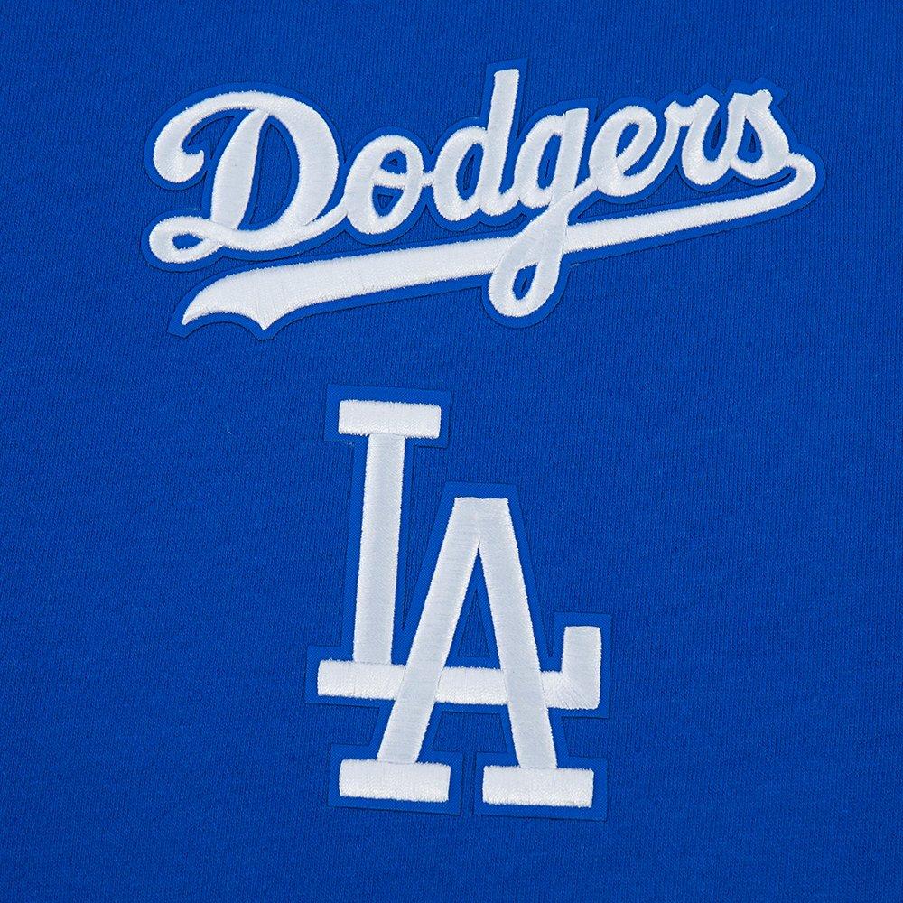 Pro Standard Men's MLB Los Angeles Dodgers Wingspan Drop Shoulder Fleece Crewneck - Royal - ROYAL