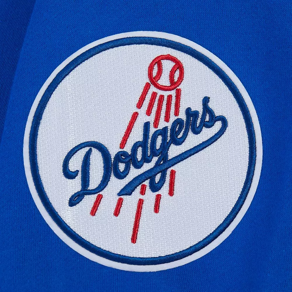 Pro Standard Men's MLB Los Angeles Dodgers Wingspan Drop Shoulder Fleece Crewneck - Royal - ROYAL