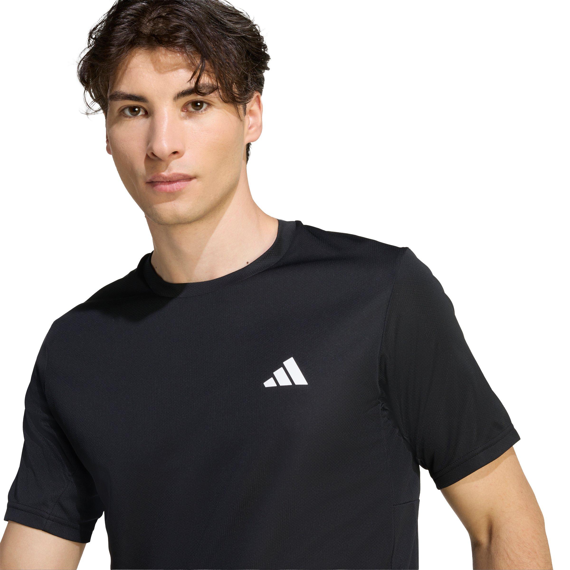 adidas Men's Workout Essentials Base T-Shirt - Black - BLACK Thumbnail View 3