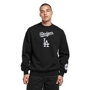 Pro Standard Men's MLB Los Angeles Dodgers Wingspan Drop Shoulder Fleece Crewneck - Black/Blue - BLACK/BLUE