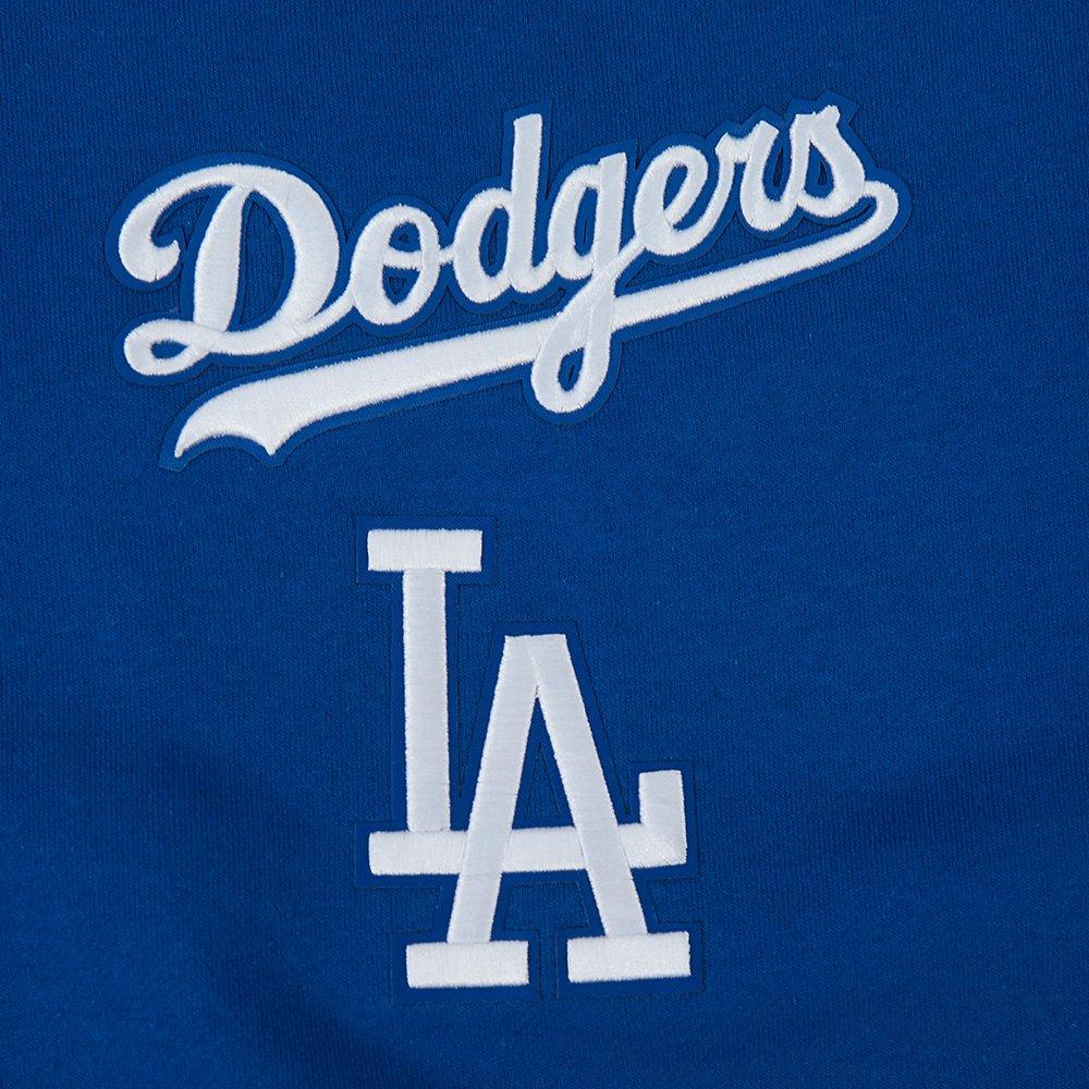 Pro Standard Men's MLB Los Angeles Dodgers Wingspan Drop Shoulder Fleece Crewneck - Blue - BLUE