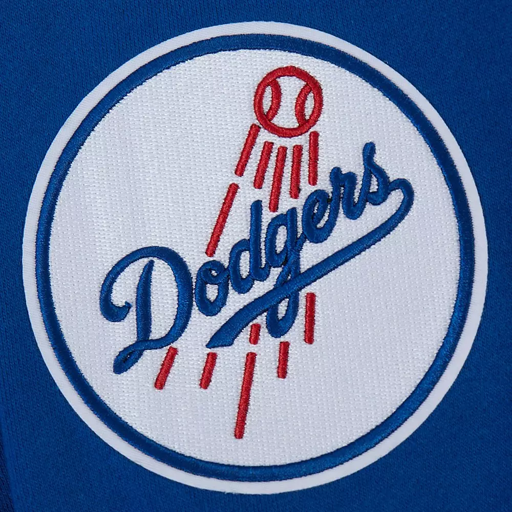 Pro Standard Men's MLB Los Angeles Dodgers Wingspan Drop Shoulder Fleece Crewneck - Blue - BLUE