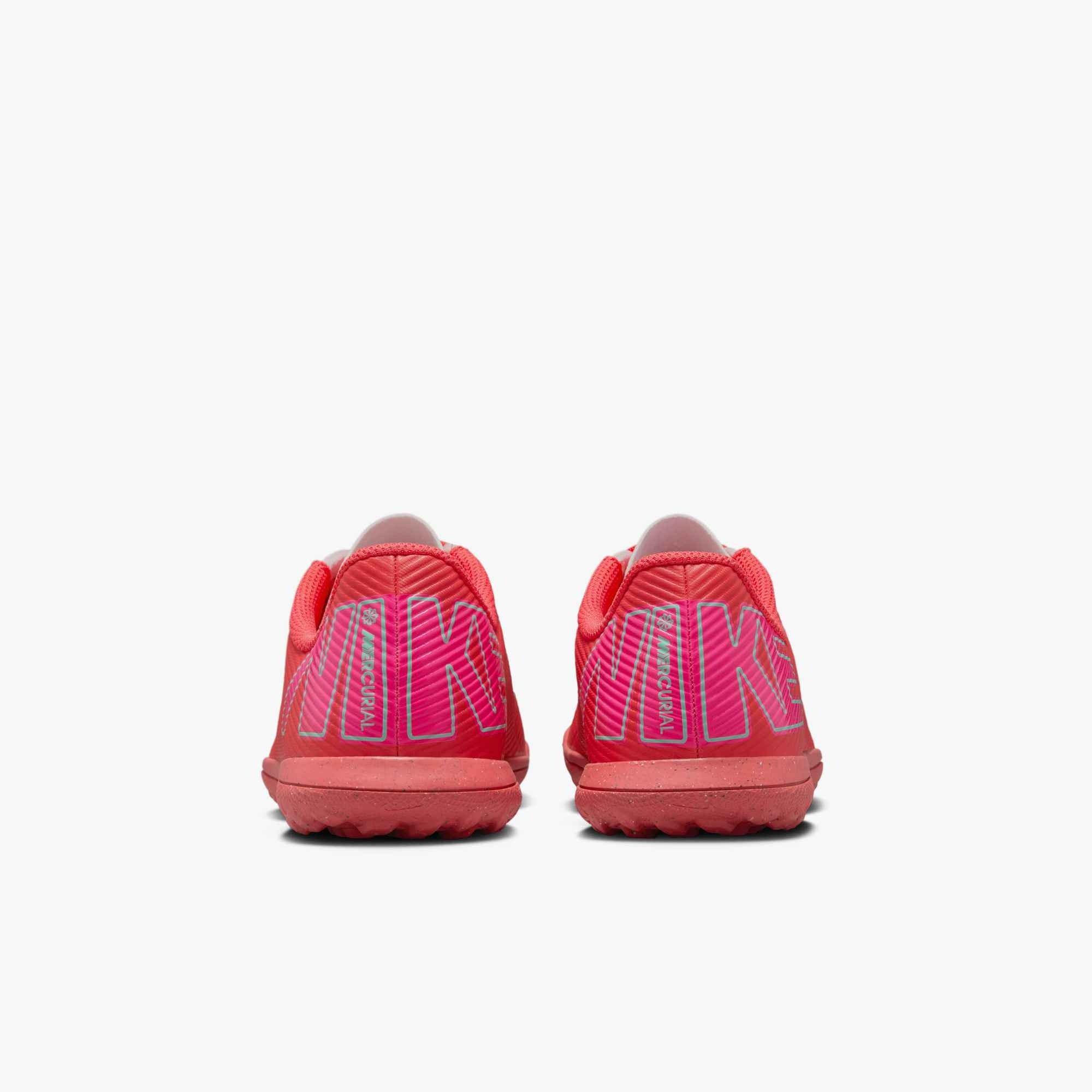 Nike Jr. Mercurial Vapor 16 Club Turf  Grade School Kids' "Ember Glow/Aurora Green" Soccer Shoe