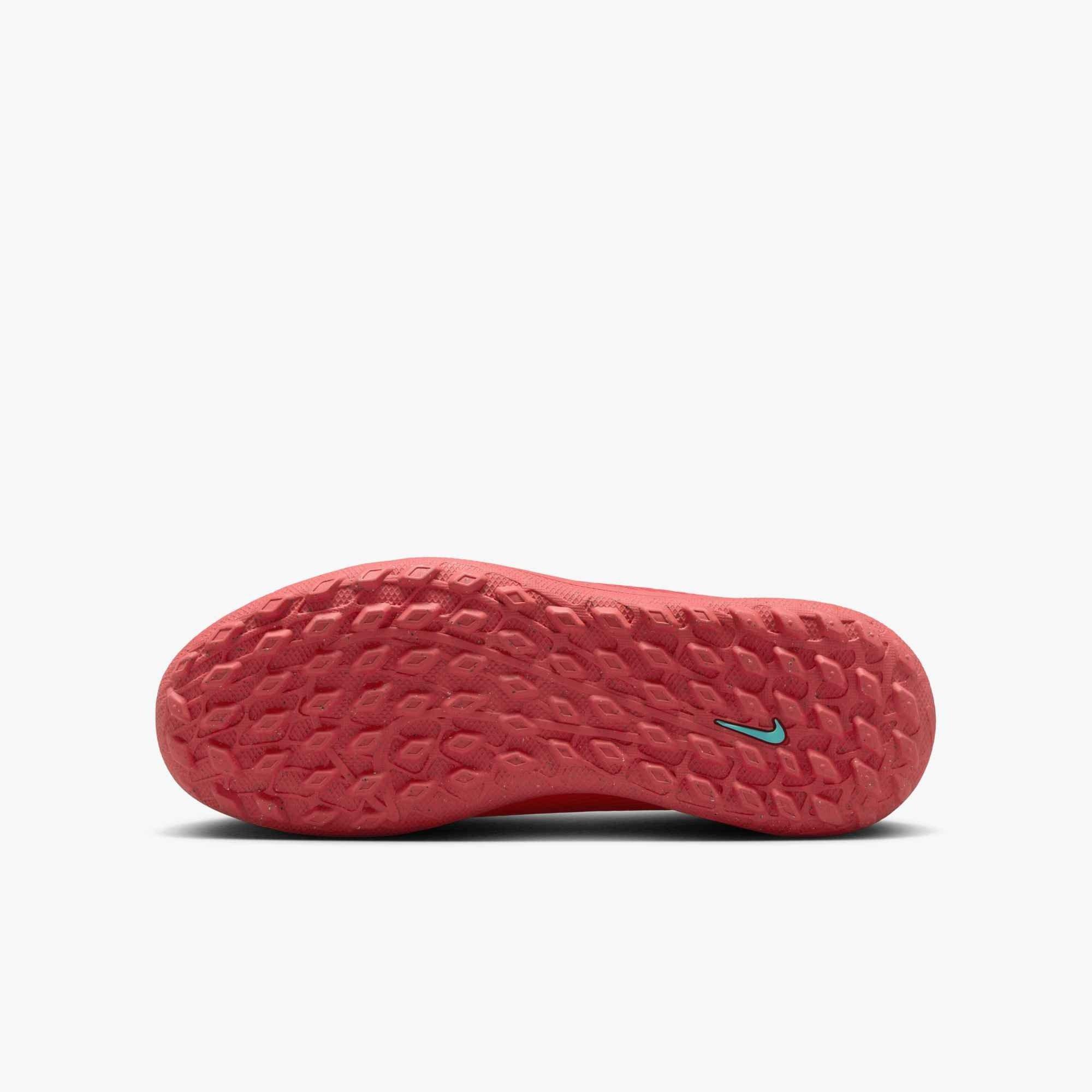Nike Jr. Mercurial Vapor 16 Club Turf  Grade School Kids' "Ember Glow/Aurora Green" Soccer Shoe