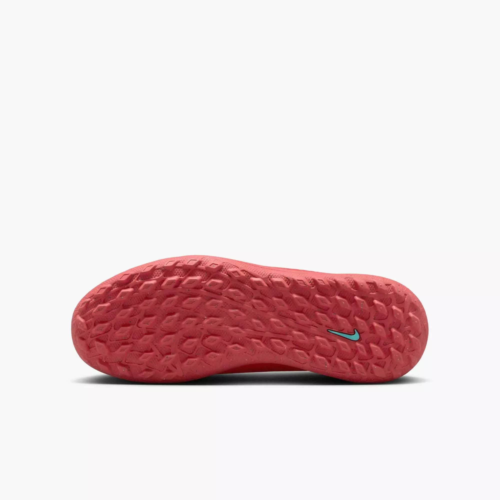 Nike Jr. Mercurial Vapor 16 Club Turf "Ember Glow/Aurora Green" Grade School Kids' Soccer Shoe - EMBER/GREEN