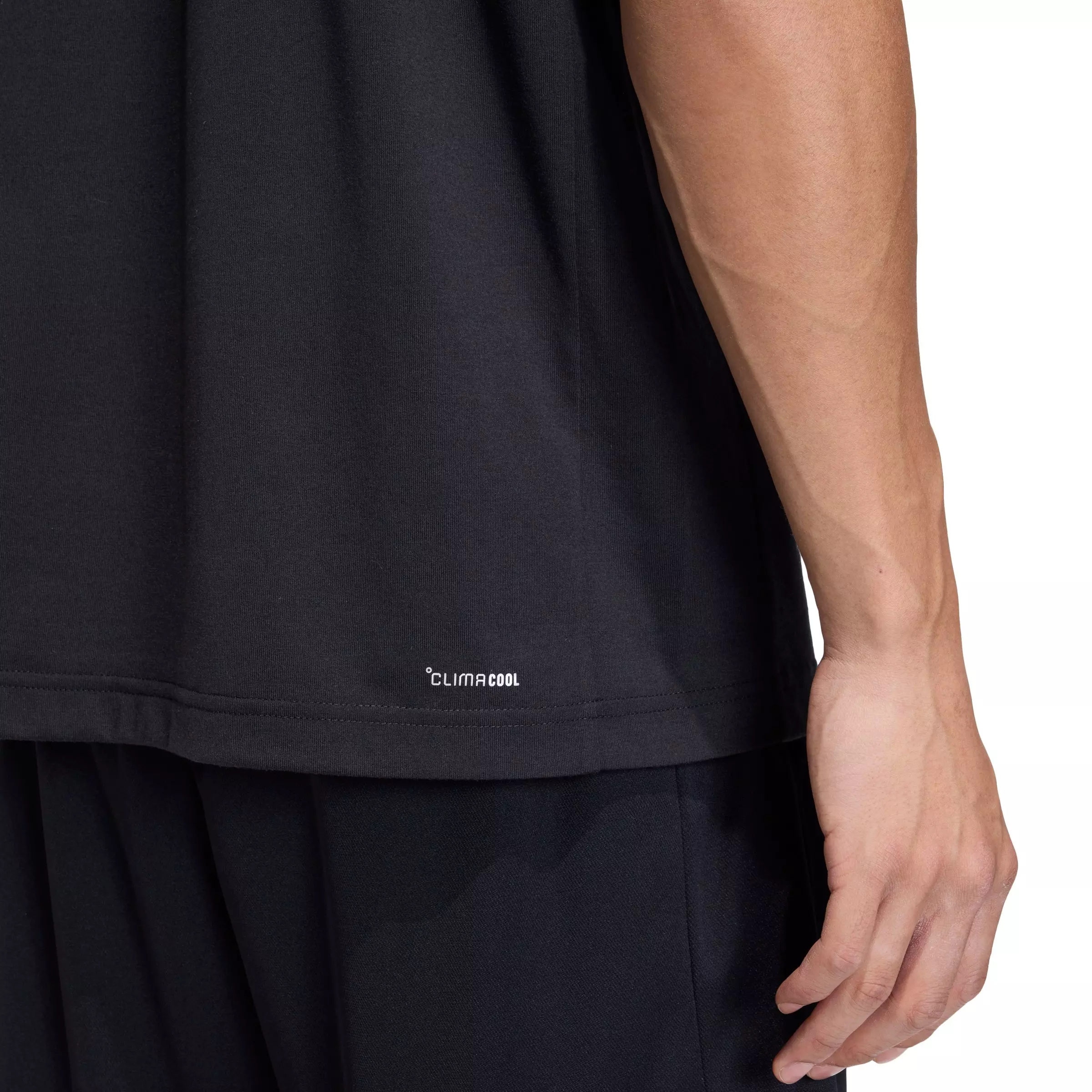 adidas Men's Workout Essentials Feel Ready Logo T-Shirt - Black - BLACK