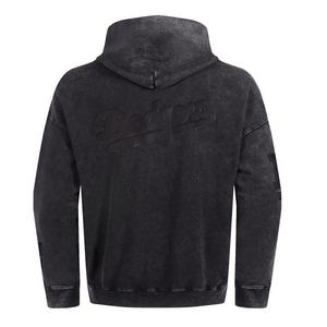 Pro Standard Men's MLB Los Angeles Dodgers Washed Vanguard Enzyme Washed DS PO Hoodie - Washed Black - WASHED BLACK