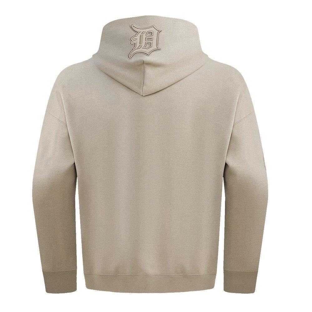 Pro Standard Men's MLB Detroit Tigers Neutral Drop Shoulder Pullover Hoodie - Taupe - TAUPE