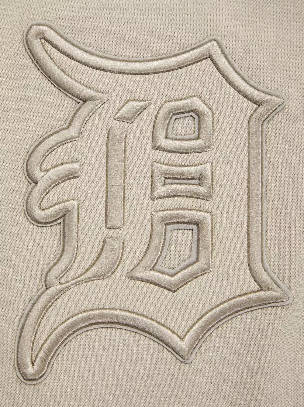 Pro Standard Men's MLB Detroit Tigers Neutral Drop Shoulder Pullover Hoodie - Taupe - TAUPE