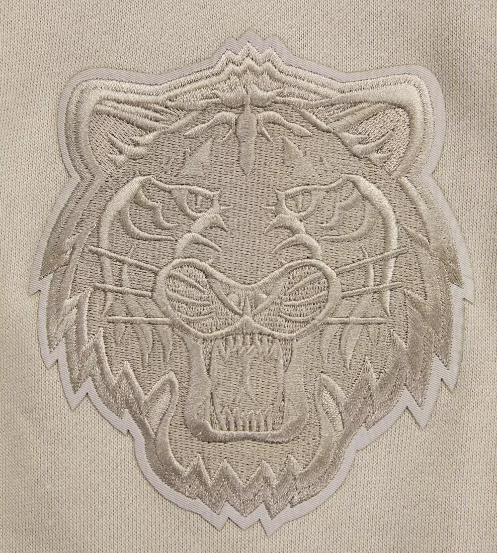 Pro Standard Men's MLB Detroit Tigers Neutral Drop Shoulder Pullover Hoodie - Taupe - TAUPE