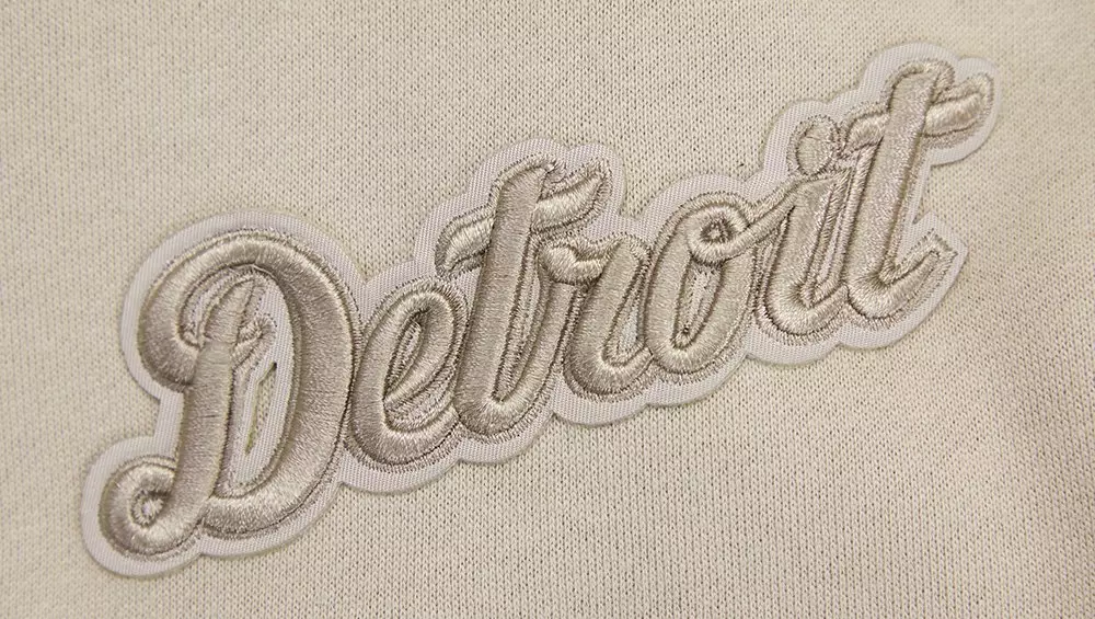 Pro Standard Men's MLB Detroit Tigers Neutral Drop Shoulder Pullover Hoodie - Taupe - TAUPE