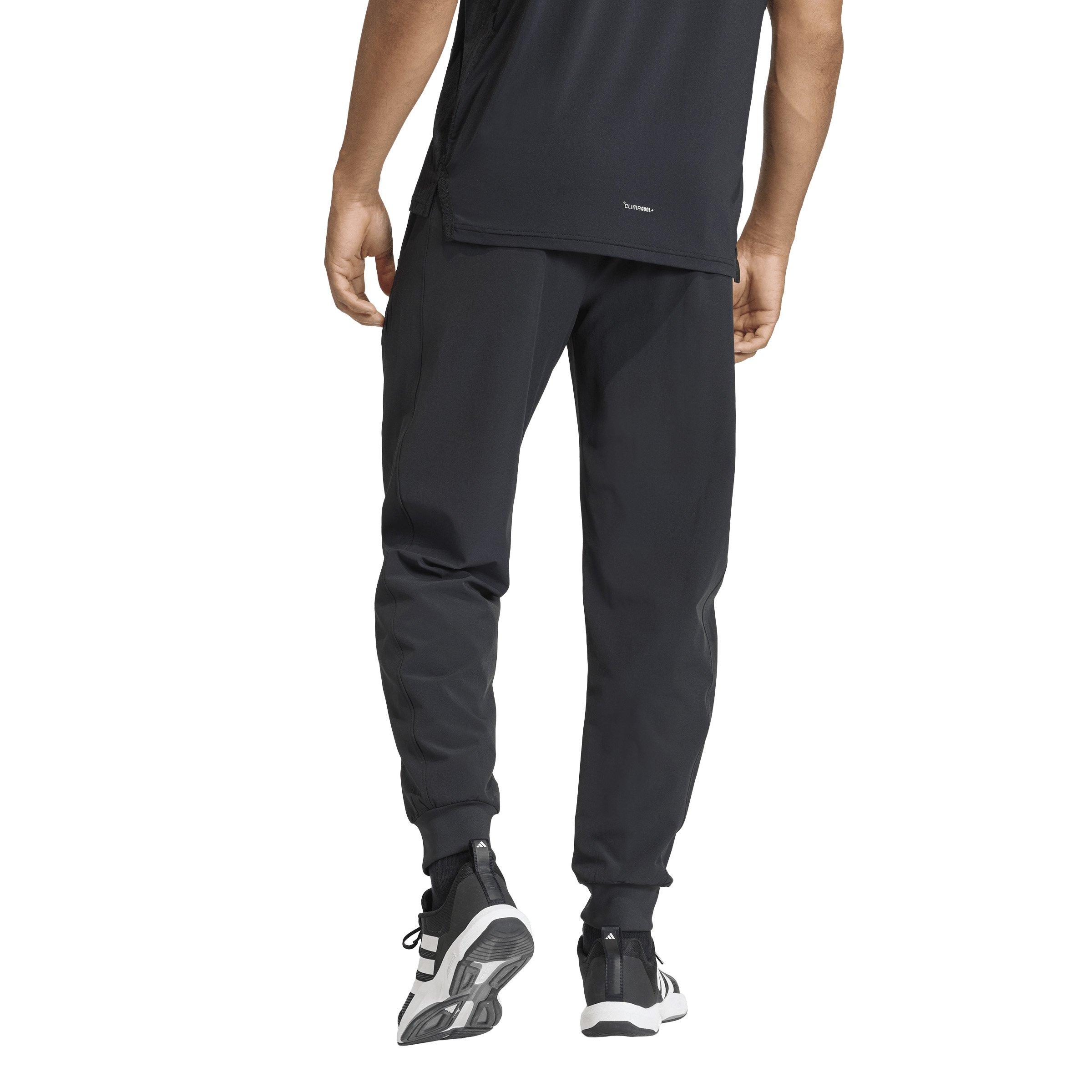 adidas Men's Workout Essentials Flex Woven Pants - Black - BLACK Thumbnail View 2