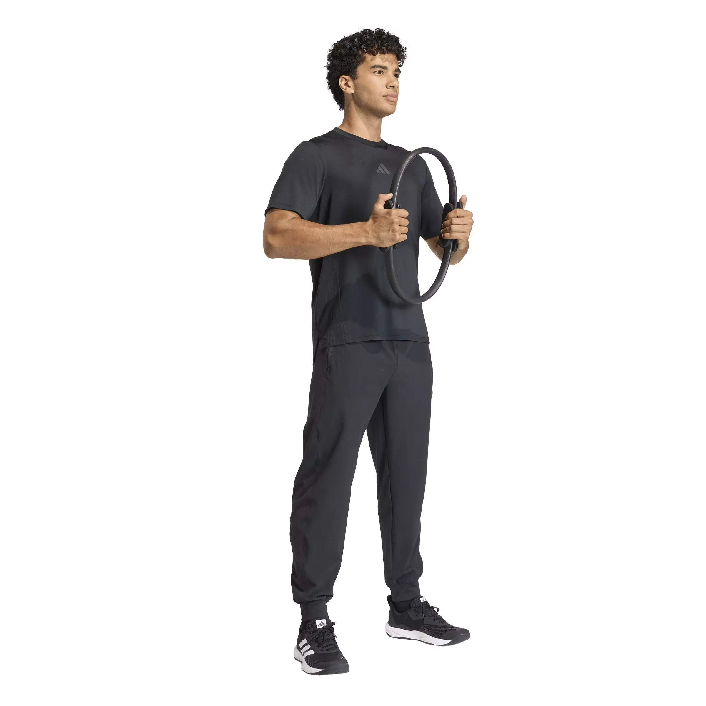 adidas Men's Workout Essentials Flex Woven Pants - Black - BLACK