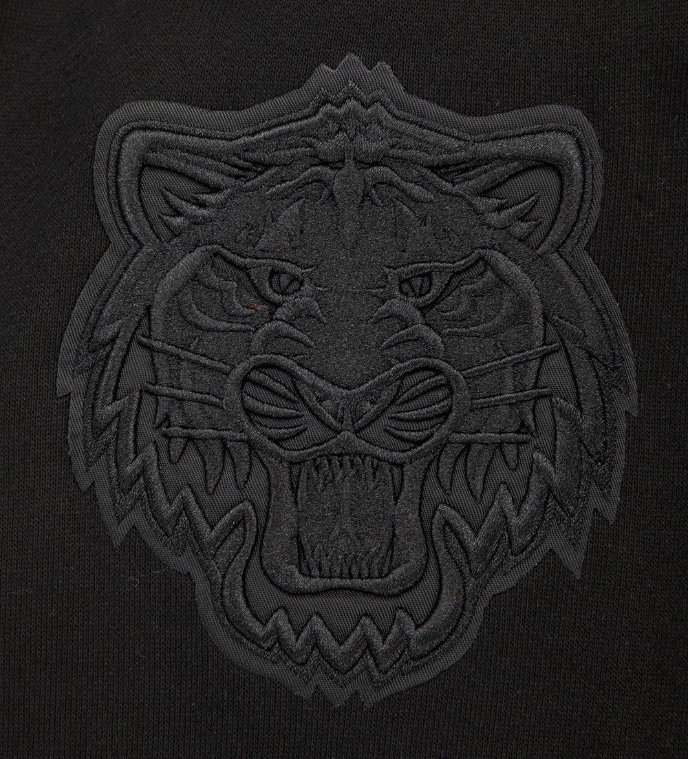 Pro Standard Men's MLB Detroit Tigers Neutral Drop Shoulder Pullover Hoodie - Black - BLACK