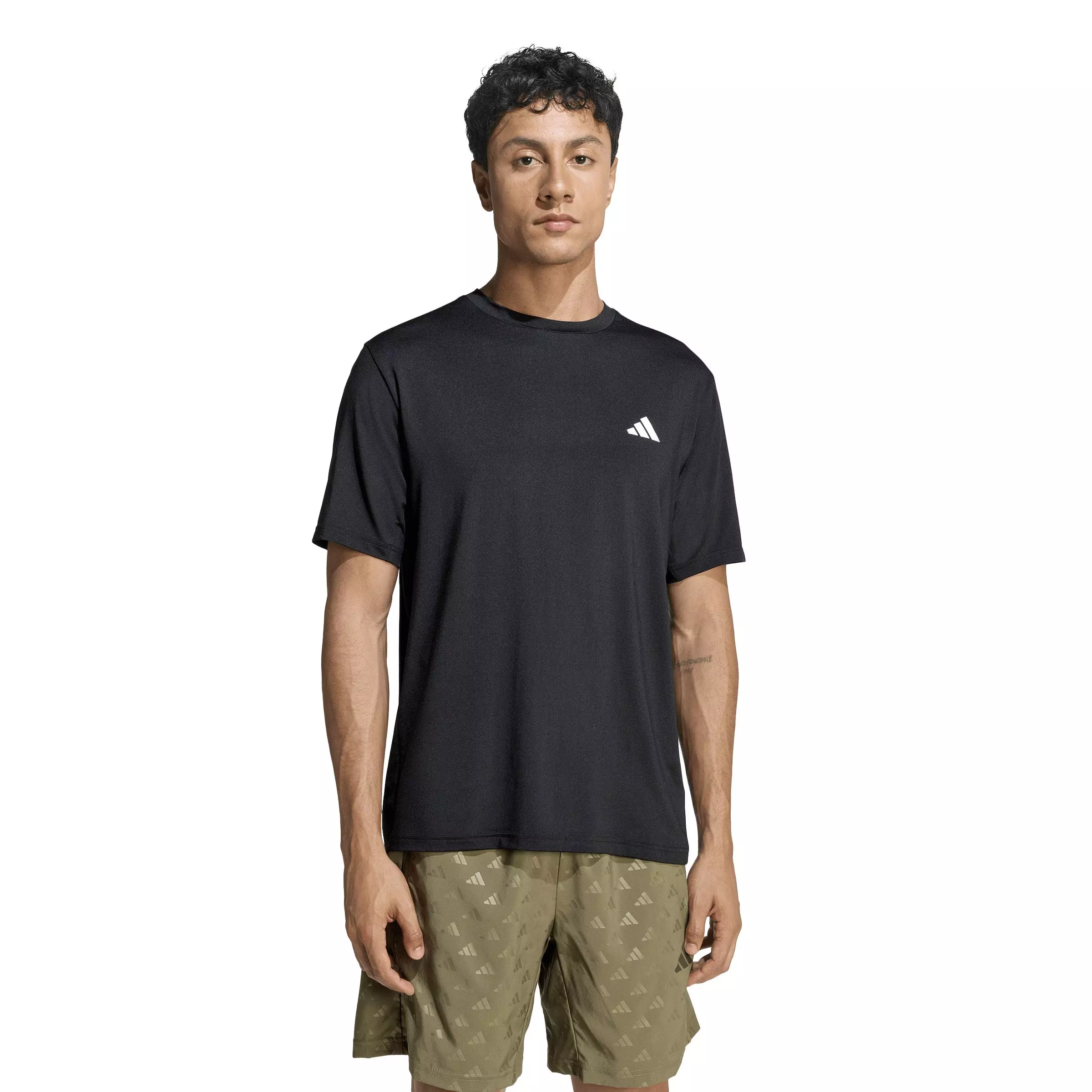 adidas Men's Workout Essentials Flex T-Shirt - Black - BLACK