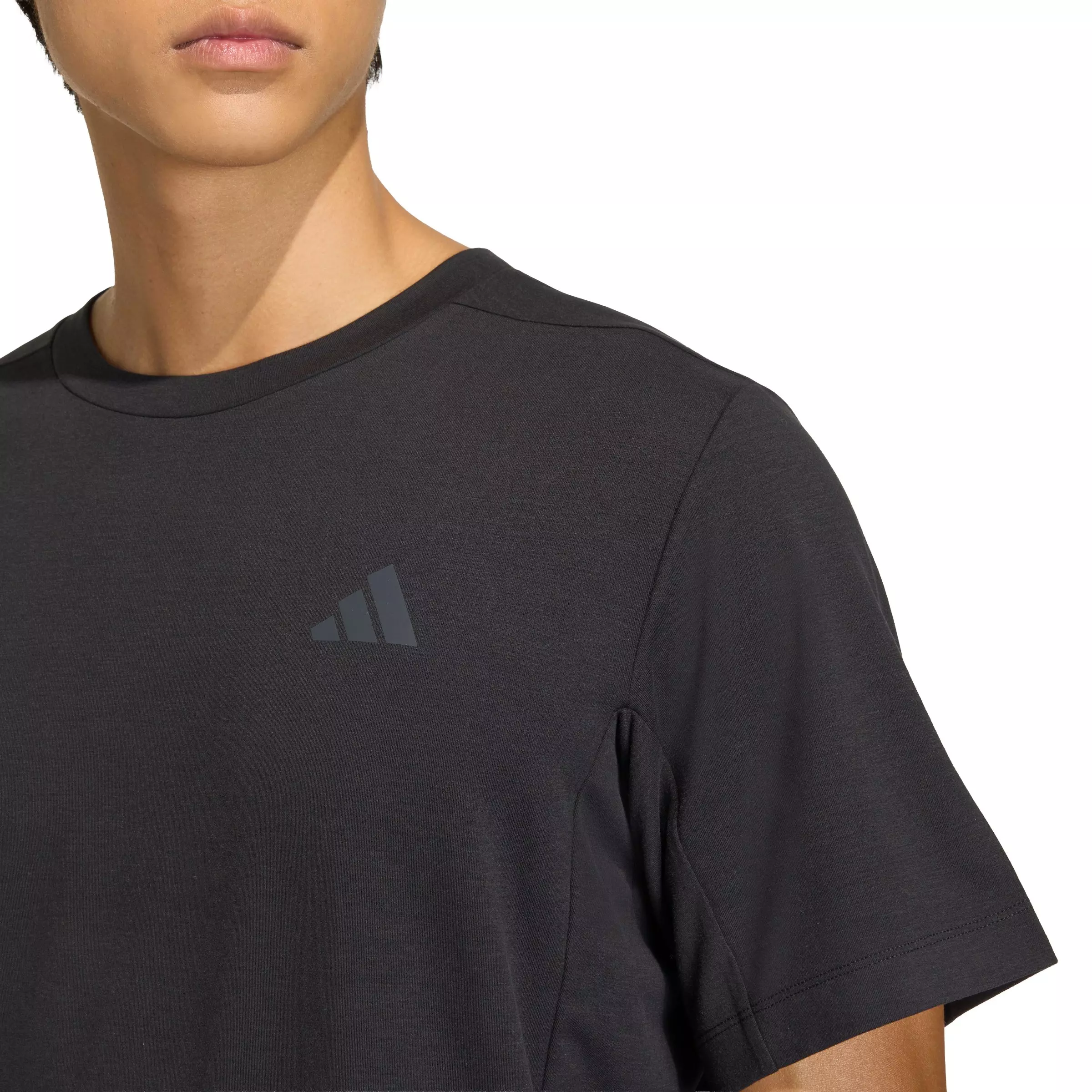 adidas Men's Designed for Training Essentials Tee - Black - BLACK