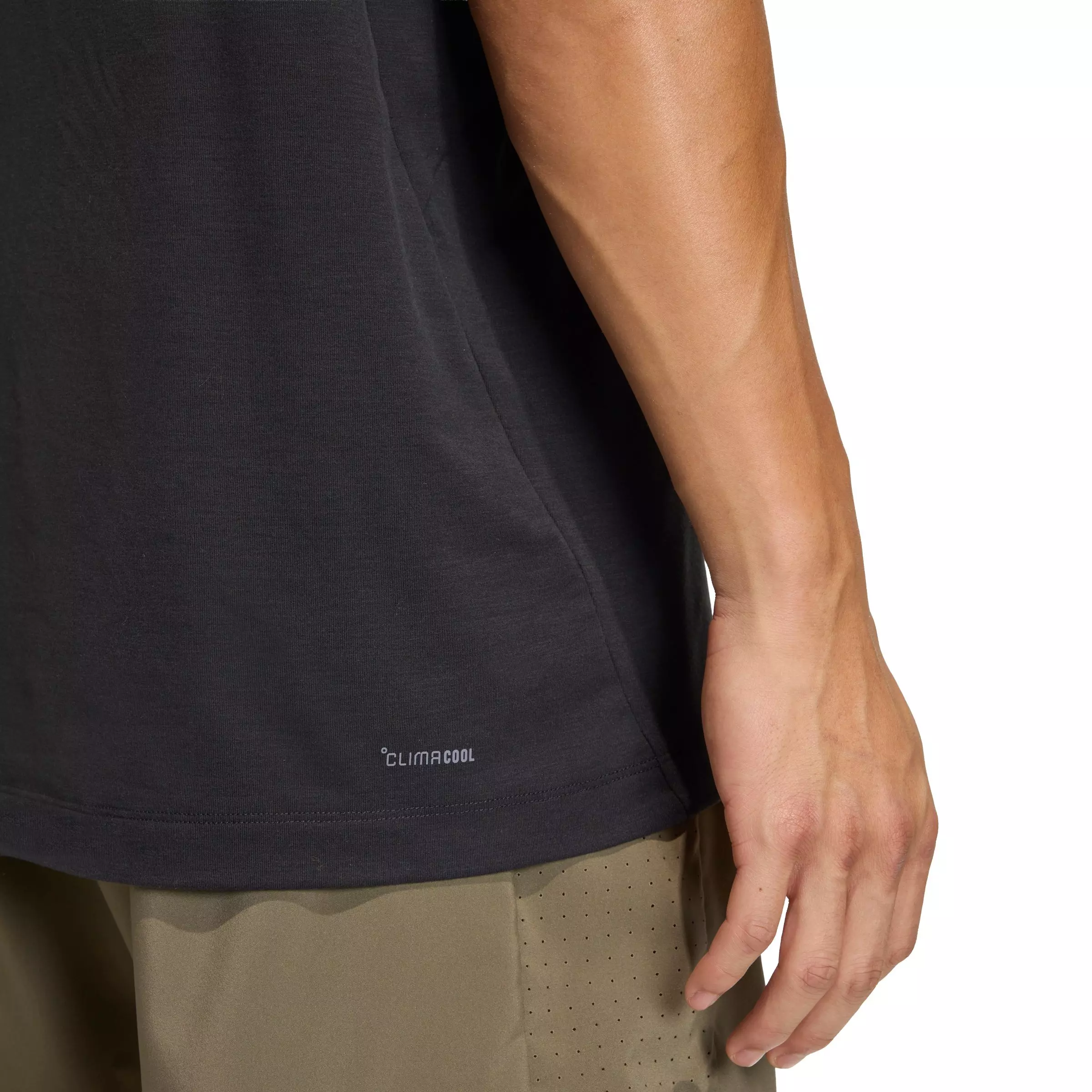 adidas Men's Designed for Training Essentials Tee - Black - BLACK