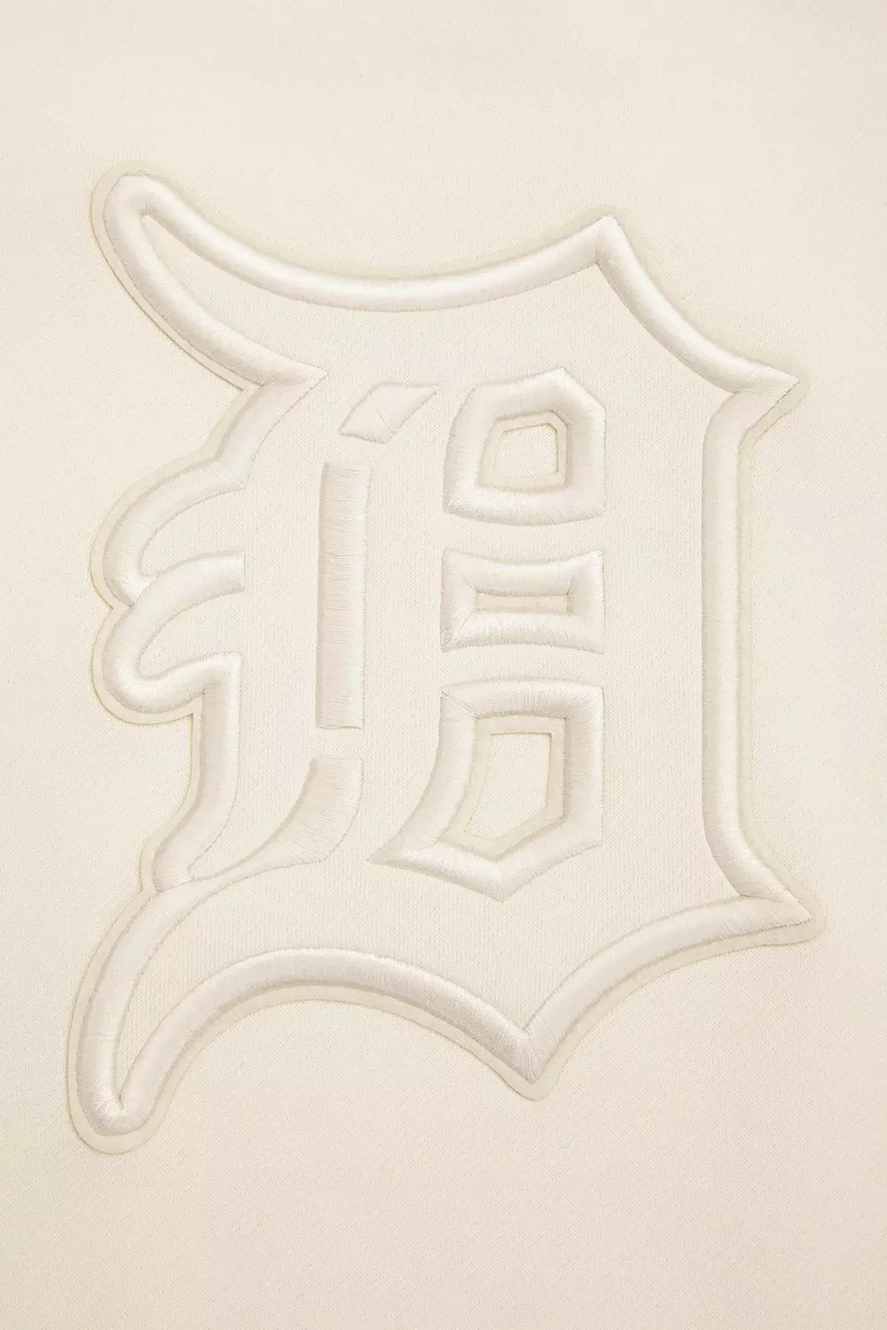 Pro Standard Men's MLB Detroit Tigers Neutral Drop Shoulder Crewneck Sweatshirt - Eggshell - EGGSHELL