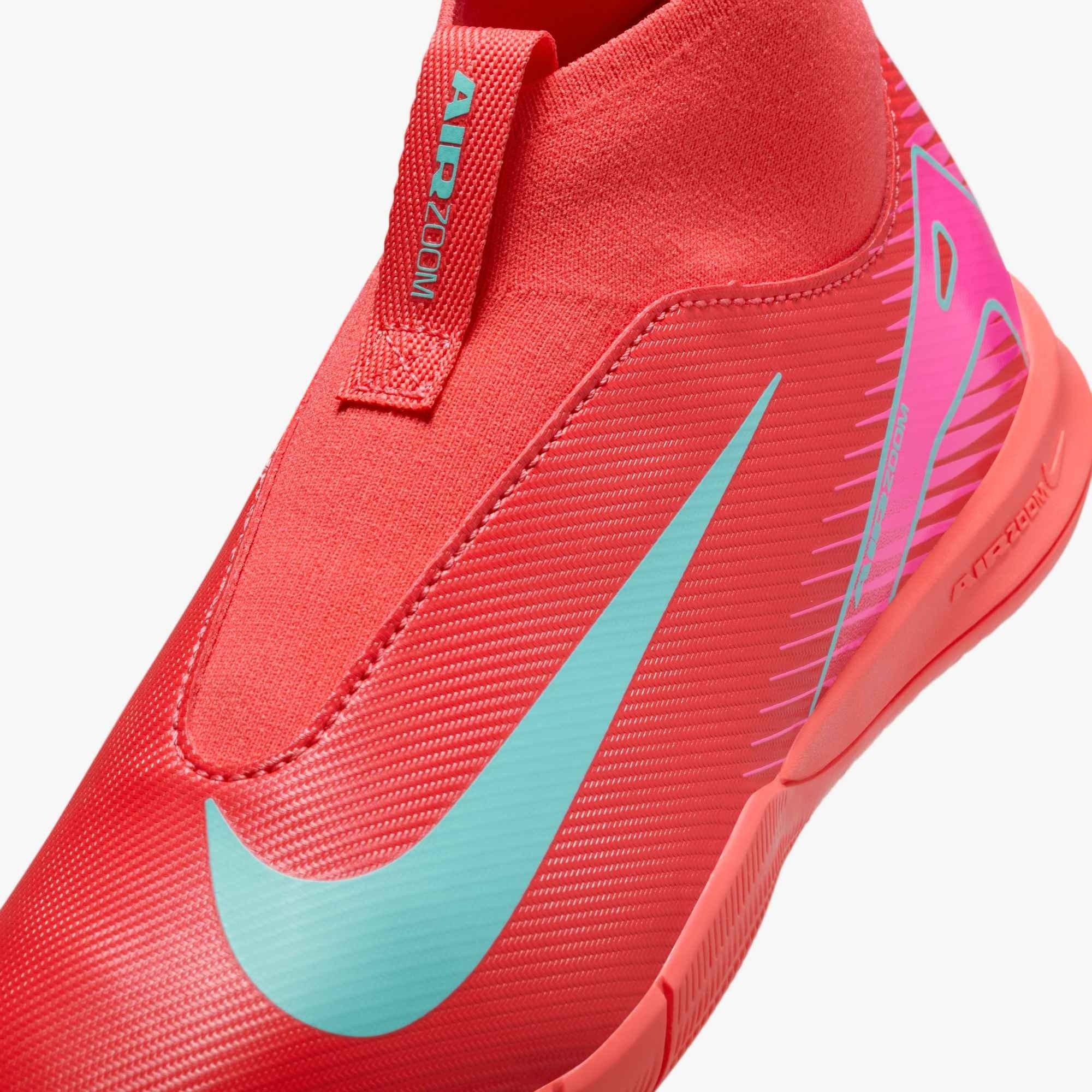 Nike Jr. Mercurial Superfly 10 Turf  Grade School Kids' "Ember Glow/Aurora Green" Soccer Shoe