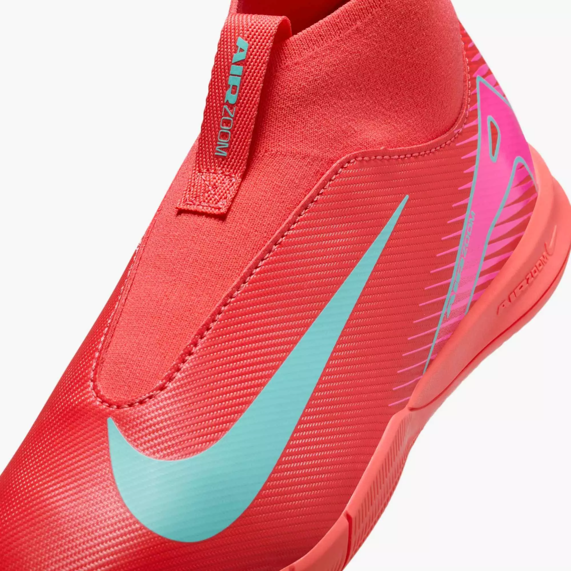 Nike Jr. Mercurial Superfly 10 Turf "Ember Glow/Aurora Green" Grade School Kids' Soccer Shoe - EMBER/GREEN