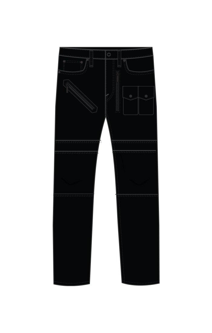 AKOO Men's Furious Pants - BLACK Thumbnail View 1