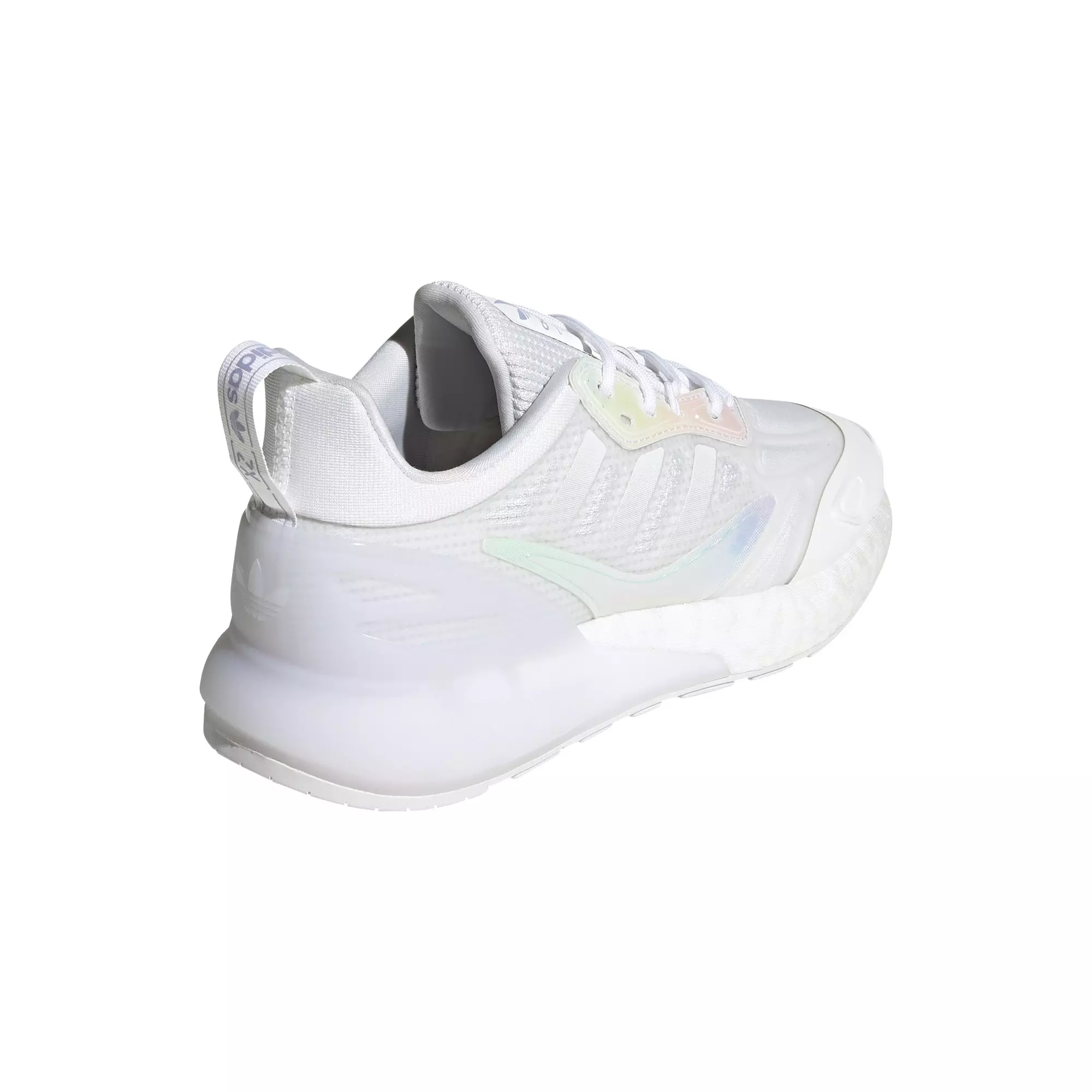 adidas Originals ZX 2K Boost 2.0 "Ftwr White/Violet Tone" Grade School Girls' Shoe - WHITE/PURPLE