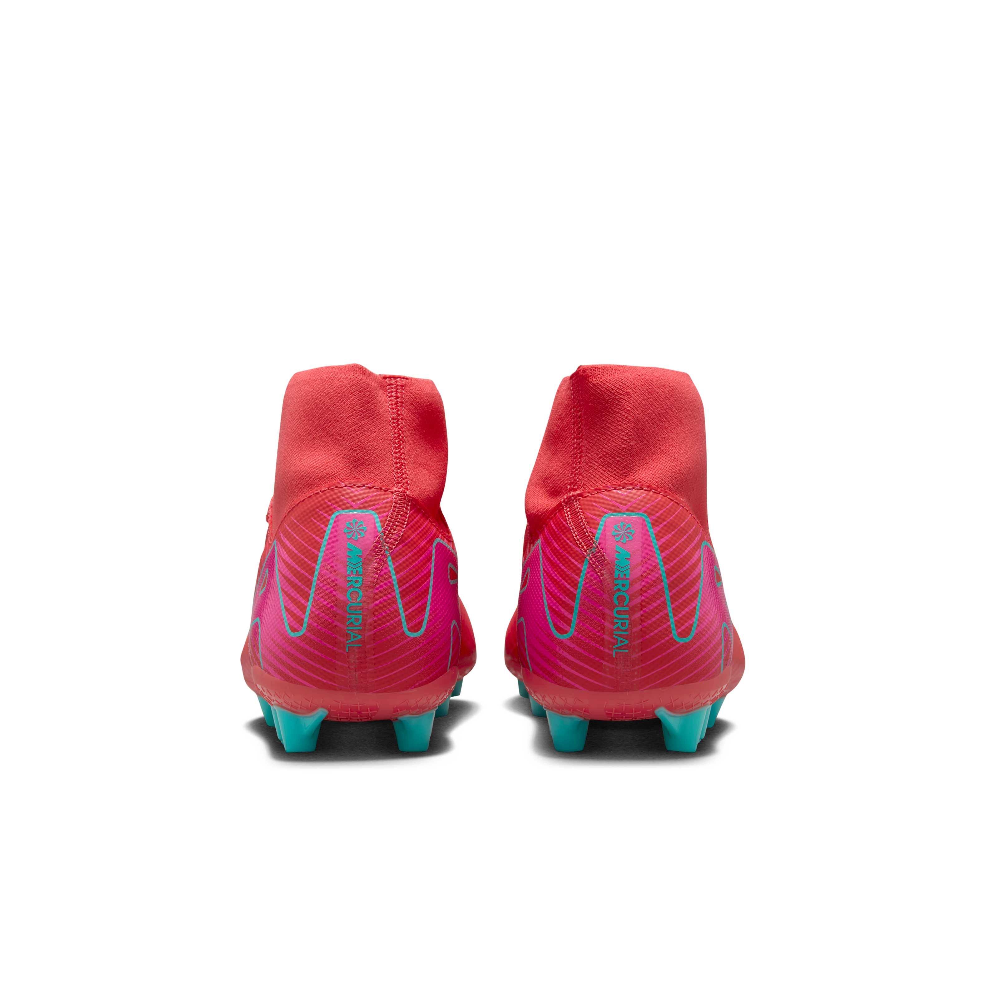 Nike Mercurial Superfly 10 Academy AG "Ember Glow/Aurora Green" Men's Soccer Cleat - EMBER/GREEN Thumbnail View 5