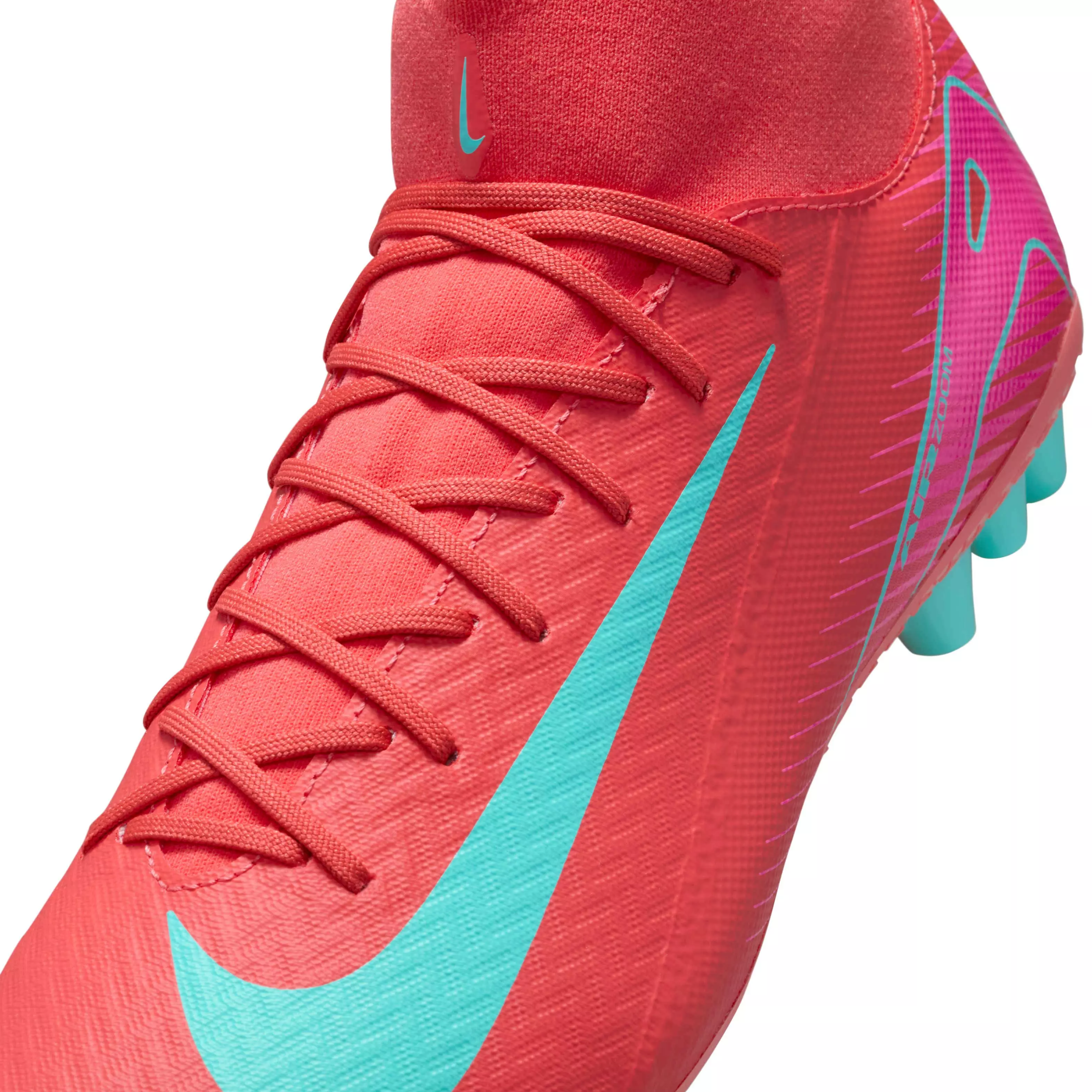 Nike Mercurial Superfly 10 Academy AG "Ember Glow/Aurora Green" Men's Soccer Cleat - EMBER/GREEN