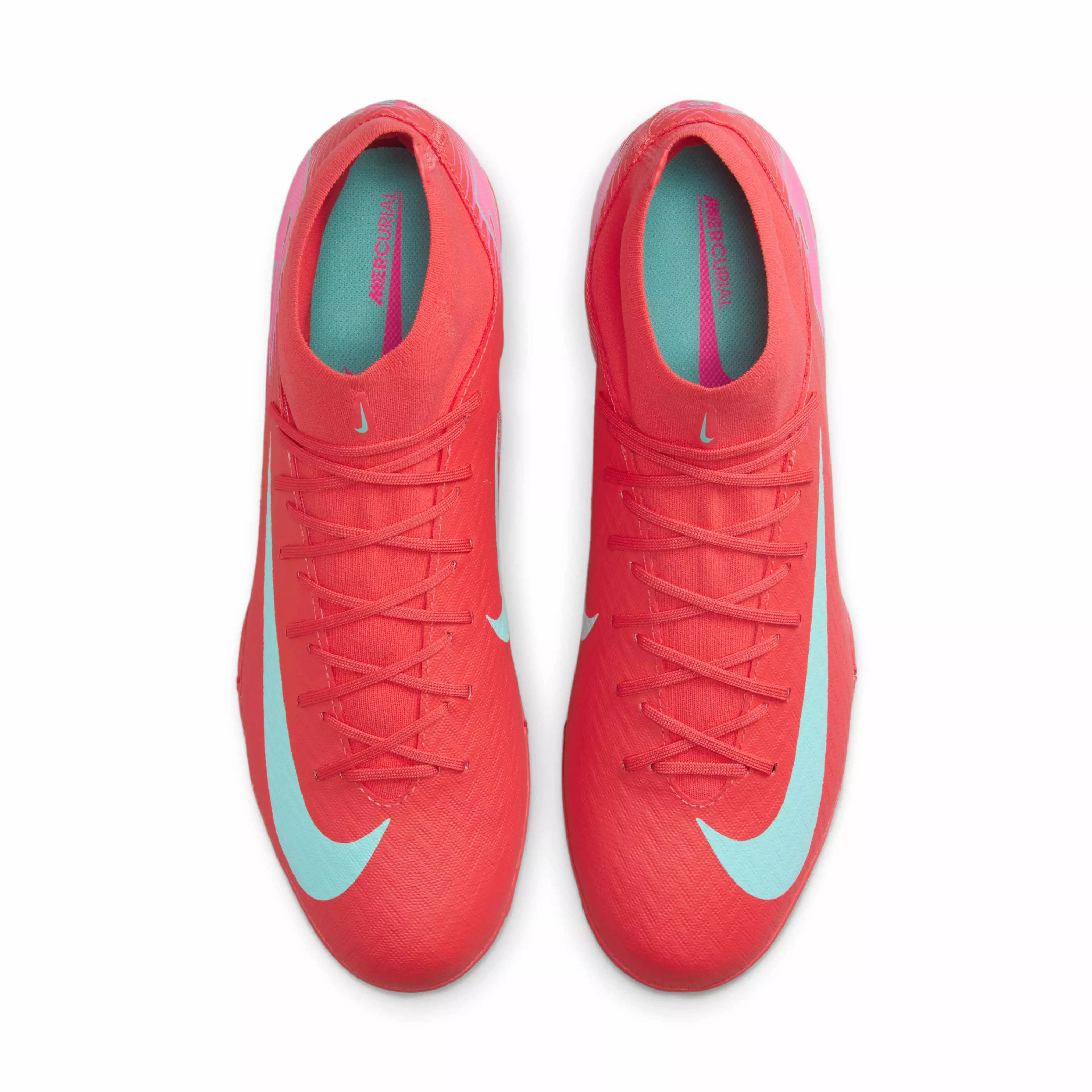 Nike Mercurial Superfly 10 Academy Turf "Ember Glow/Aurora Green" Men's Soccer Shoe - EMBER/GREEN