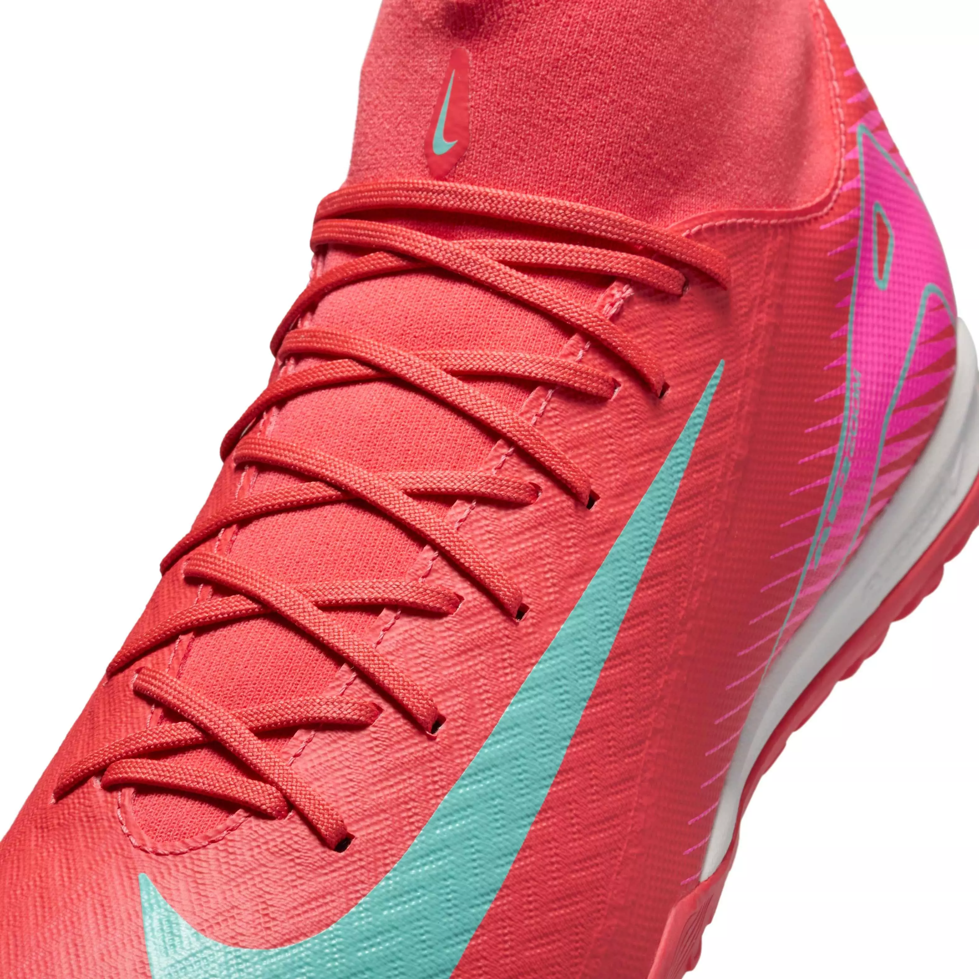 Nike Mercurial Superfly 10 Academy Turf "Ember Glow/Aurora Green" Men's Soccer Shoe - EMBER/GREEN
