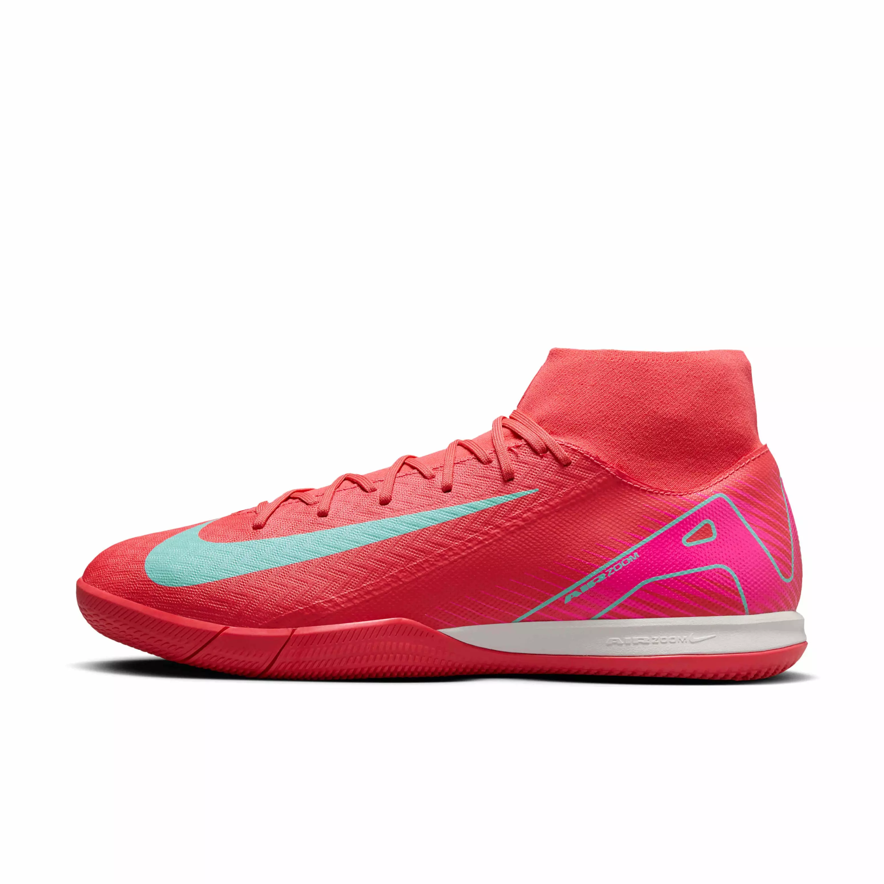 Nike Mercurial Superfly 10 Academy IC "Ember Glow/Aurora Green" Men's Soccer Shoe - EMBER/GREEN