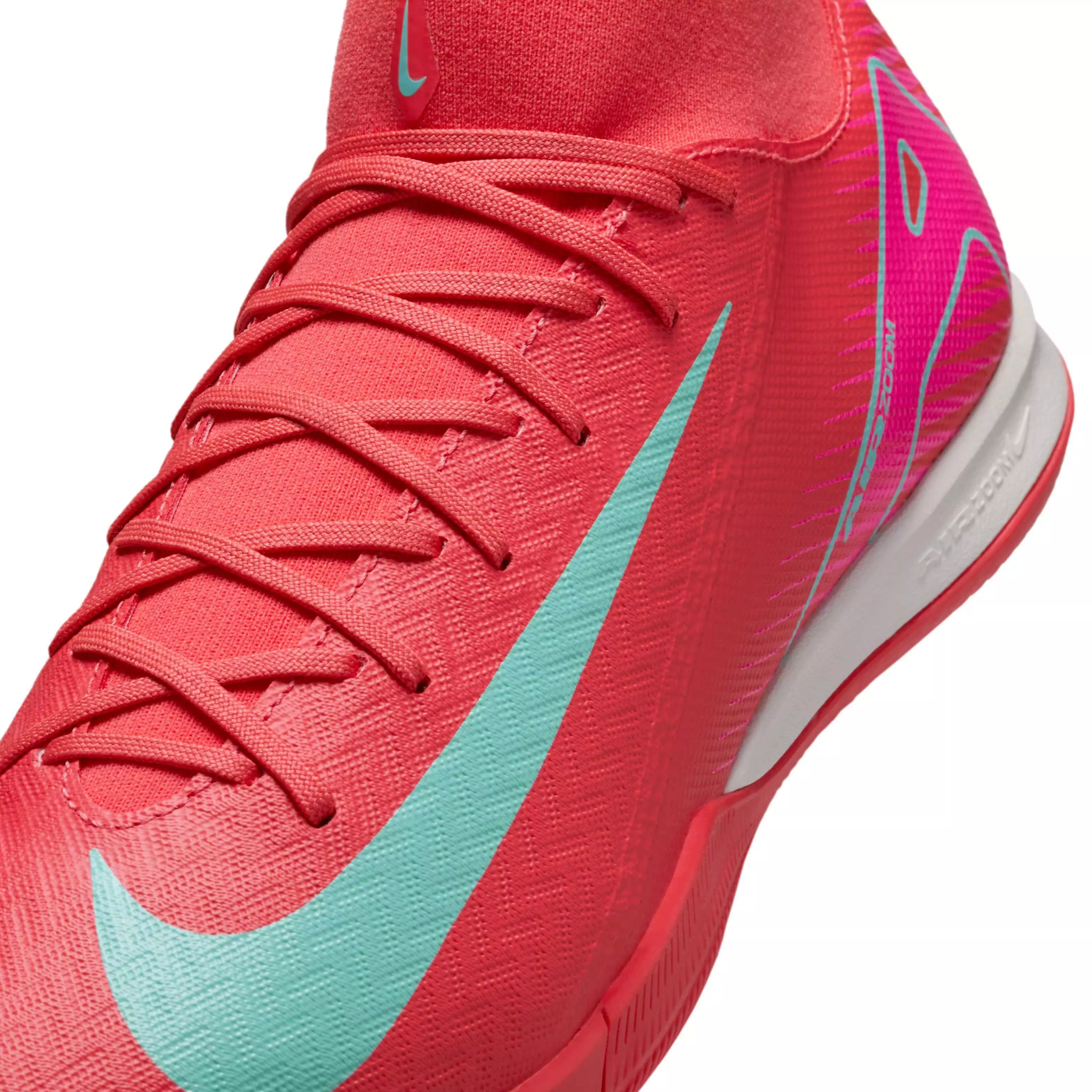 Nike Mercurial Superfly 10 Academy IC "Ember Glow/Aurora Green" Men's Soccer Shoe - EMBER/GREEN
