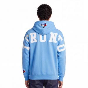 Pro Standard Men's MLB Toronto Blue Jays Wingspan Drop Should Fleece PO Hoodie - Blue - BLUE