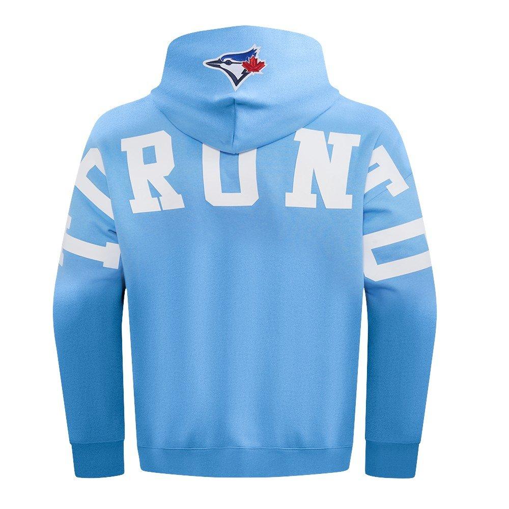 Pro Standard Men's MLB Toronto Blue Jays Wingspan Drop Should Fleece PO Hoodie - Blue - BLUE