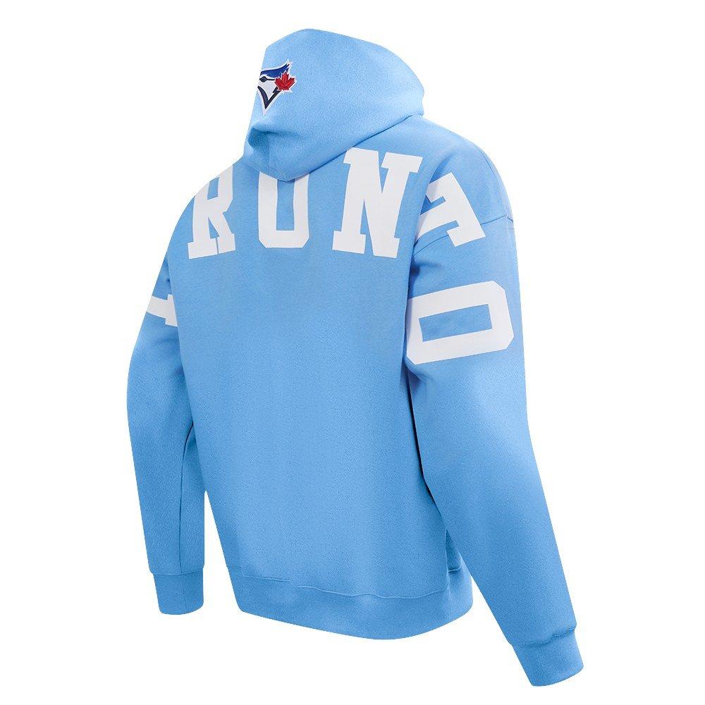 Pro Standard Men's MLB Toronto Blue Jays Wingspan Drop Should Fleece PO Hoodie - Blue - BLUE
