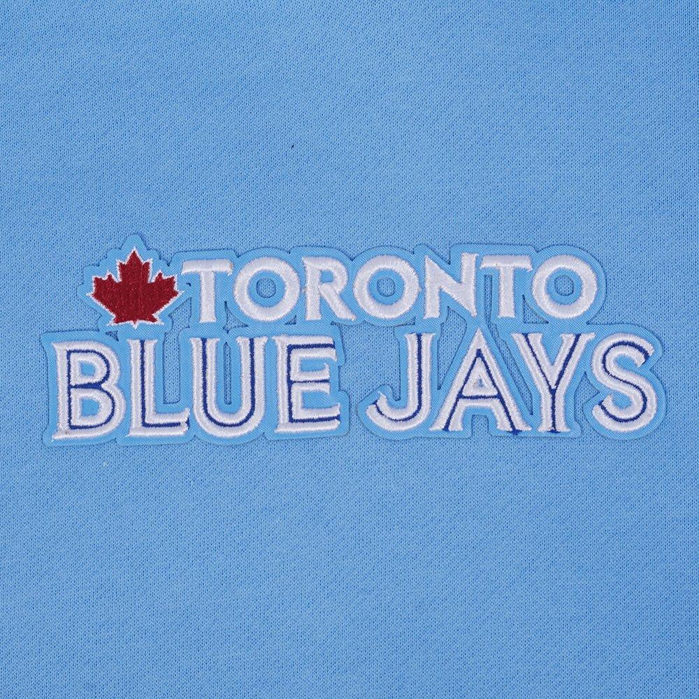 Pro Standard Men's MLB Toronto Blue Jays Wingspan Drop Should Fleece PO Hoodie - Blue - BLUE