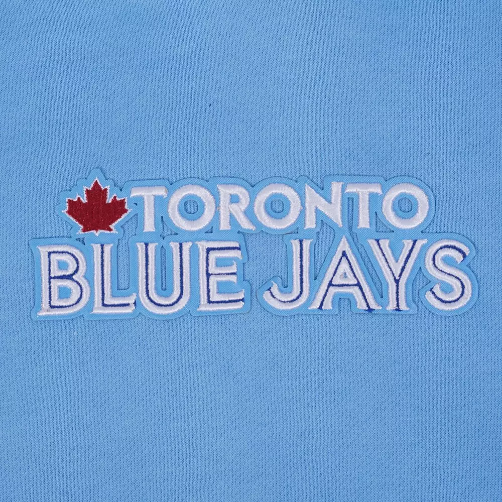 Pro Standard Men's MLB Toronto Blue Jays Wingspan Drop Should Fleece PO Hoodie - Blue - BLUE