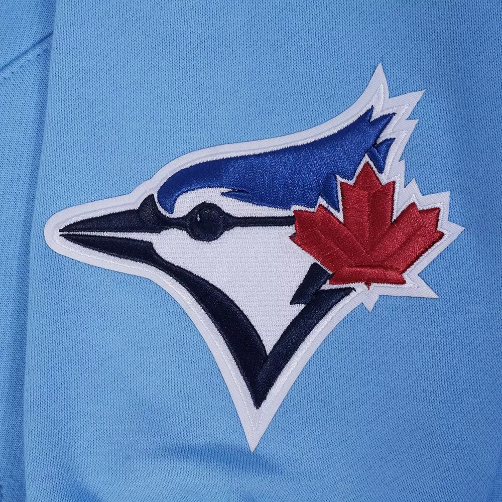 Pro Standard Men's MLB Toronto Blue Jays Wingspan Drop Should Fleece PO Hoodie - Blue - BLUE