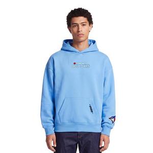 Pro Standard Men's MLB Toronto Blue Jays Wingspan Drop Should Fleece PO Hoodie - Blue - BLUE