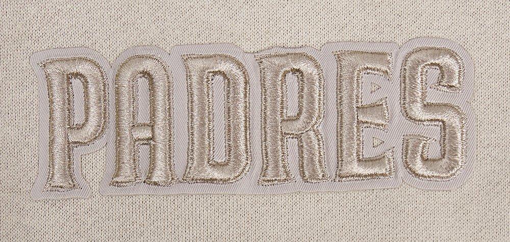Pro Standard Men's MLB San Diego Padres Neutral Drop Shoulder Pullover Hoodie - Taupe - TAUPE